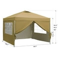 Ainfox 10 x 10 ft Pop up Canopy Tent with Sidewalls,Instant Outdoor Canopies,Shade Tents with Carrying Bag – Consulate X, view 10 of 18
