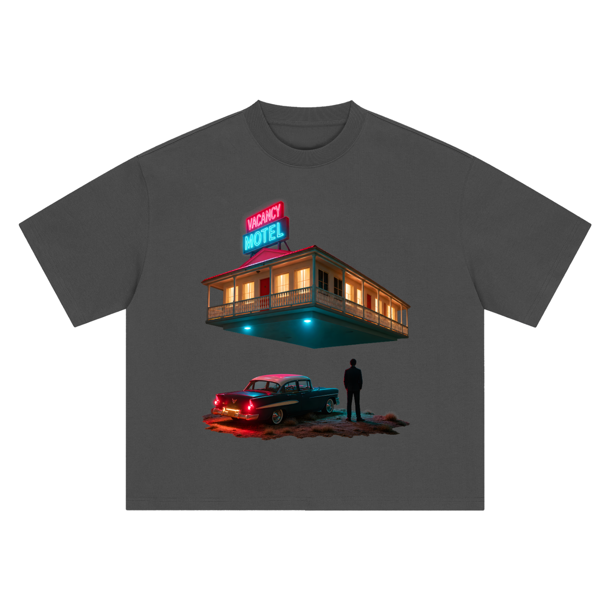 Vacancy Motel Heavyweight Tee – Consulate X, view 3 of 13
