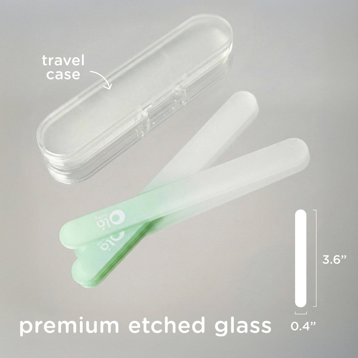 Glass Baby Nail File for Newborns, No Blade (2-Pack) – Consulate X, view 3 of 6