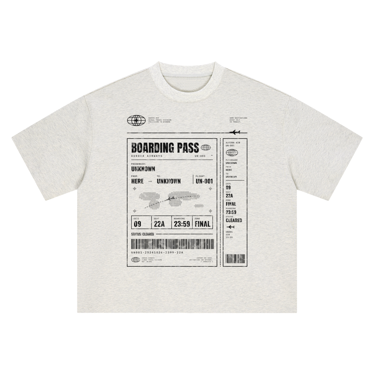 Boarding Pass Heavyweight Tee – Consulate X, view 7 of 9