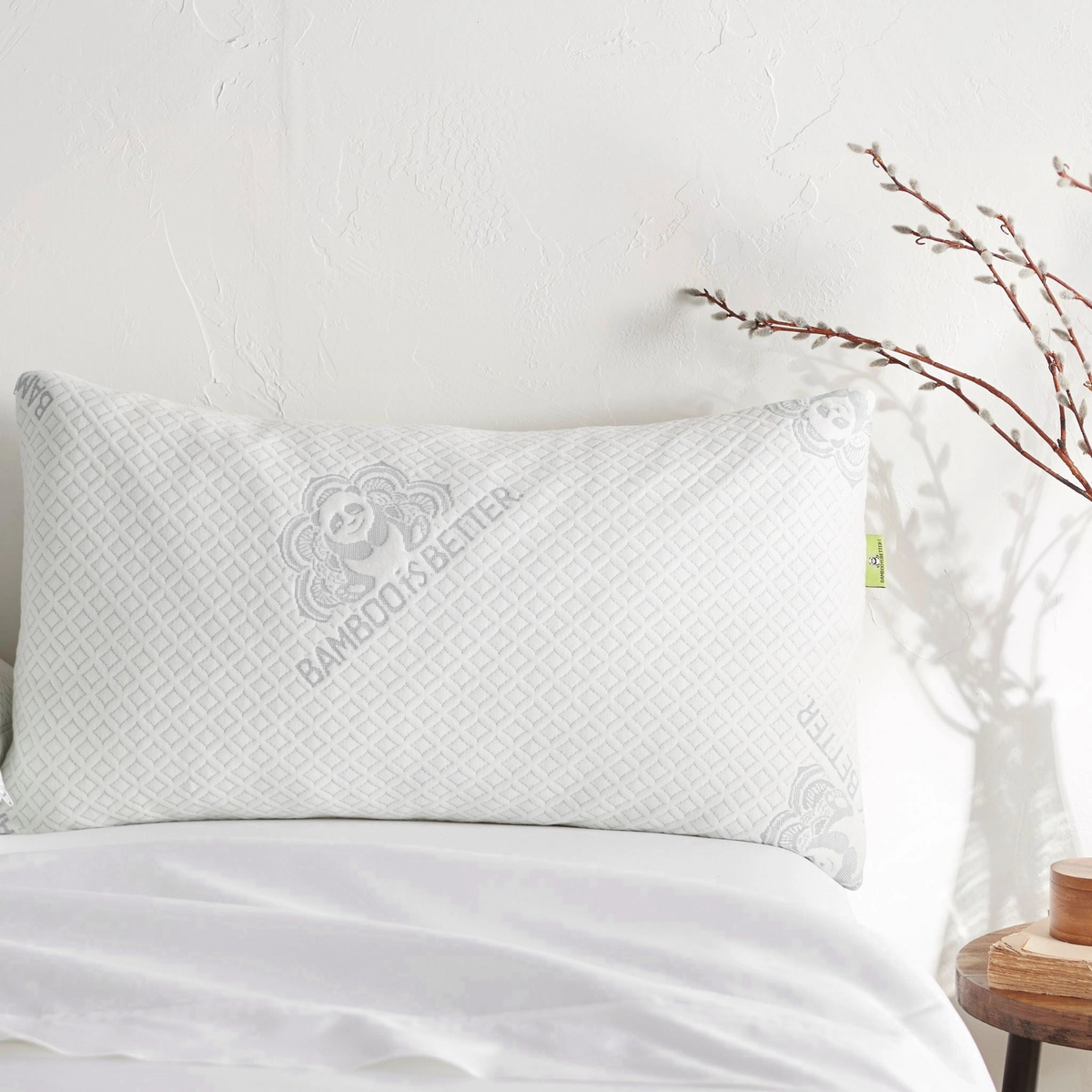 Adjustable Bamboo Cooling Pillow | Bed Pillows – Consulate X, view 3 of 7