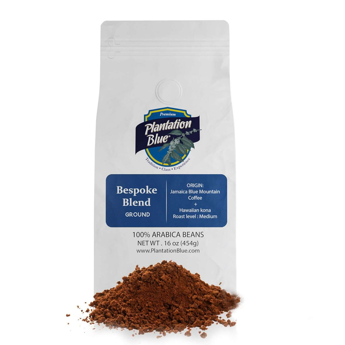 Plantation Blue Bespoke Blend: Jamaica Blue Mountain & Hawaiian Kona (16oz Ground) – Consulate X, view 1 of 4