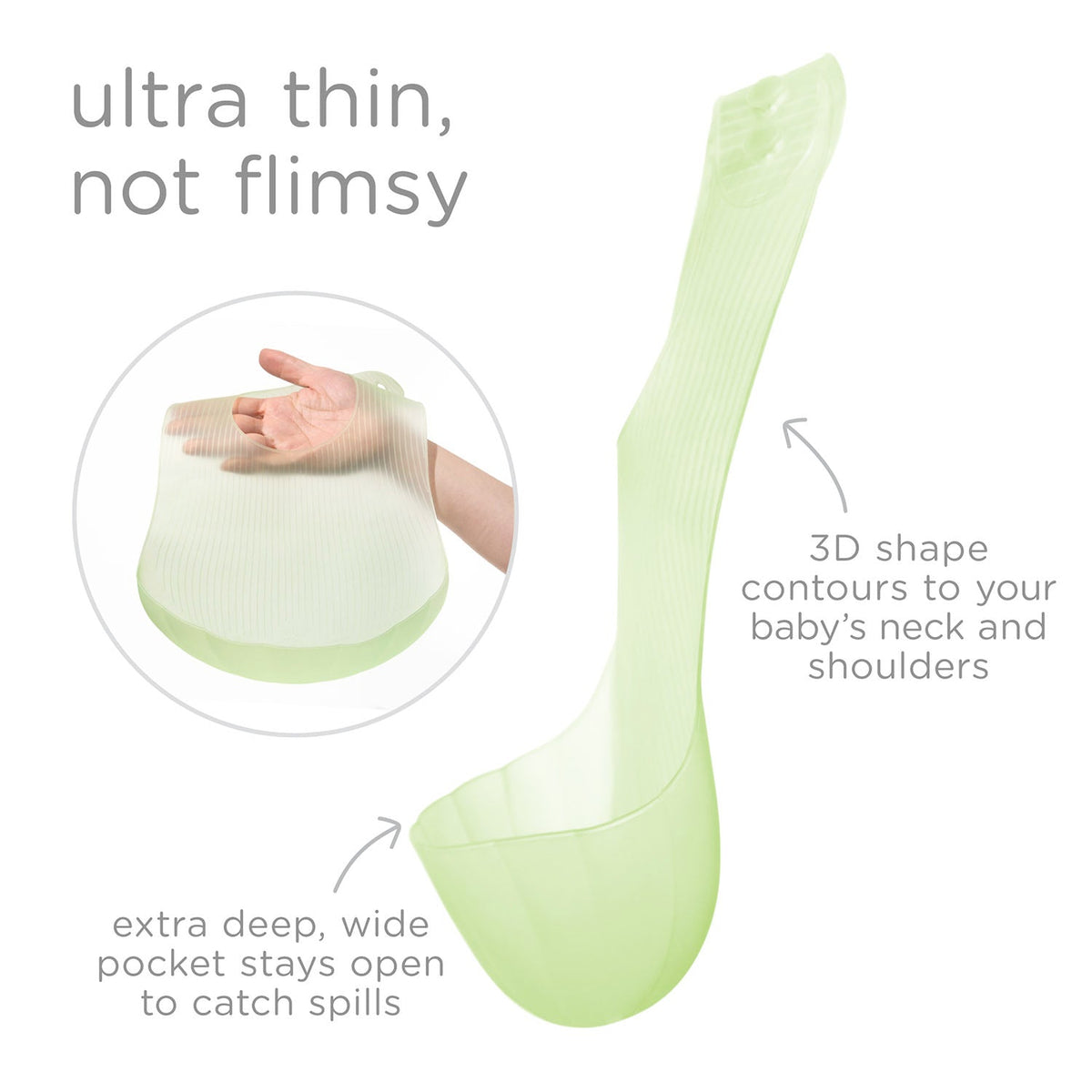 Silicone Bib with Pocket, Waterproof, Adjustable, 6 Months+ – Consulate X, view 4 of 18