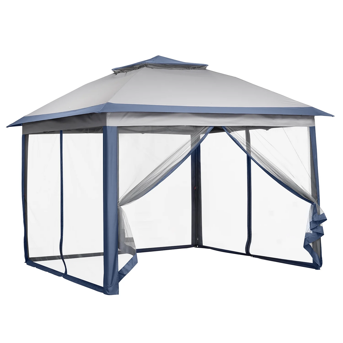Ainfox 11ft x 11ft Heavy Duty Pop Up Gazebo Outdoor Canopy Shelter Instant Patio Gazebo Sun Shade Canopy Tent for Lawn Garden Backyard Deck – Consulate X, view 10 of 19