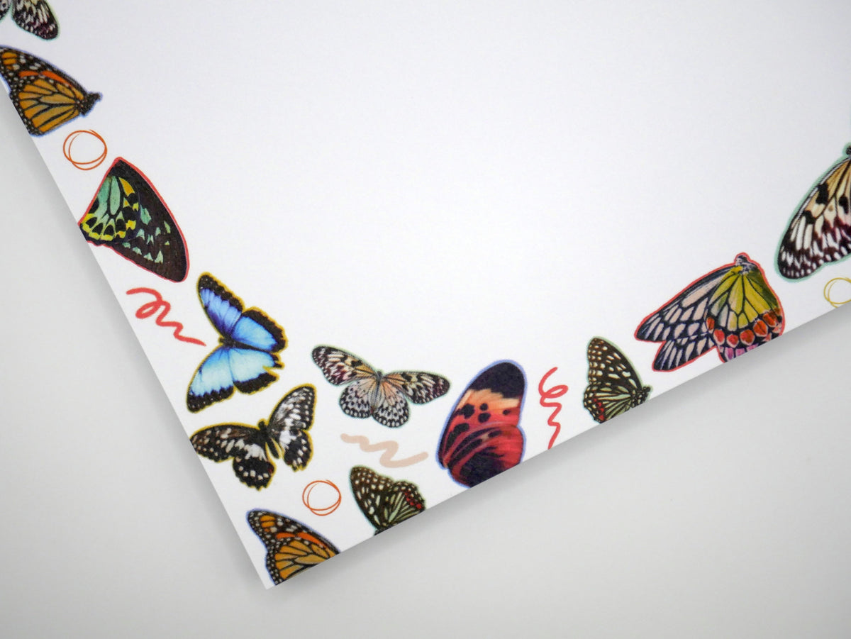 Winged Butterfly & Moth 5x7" Notepad – Consulate X, view 3 of 7