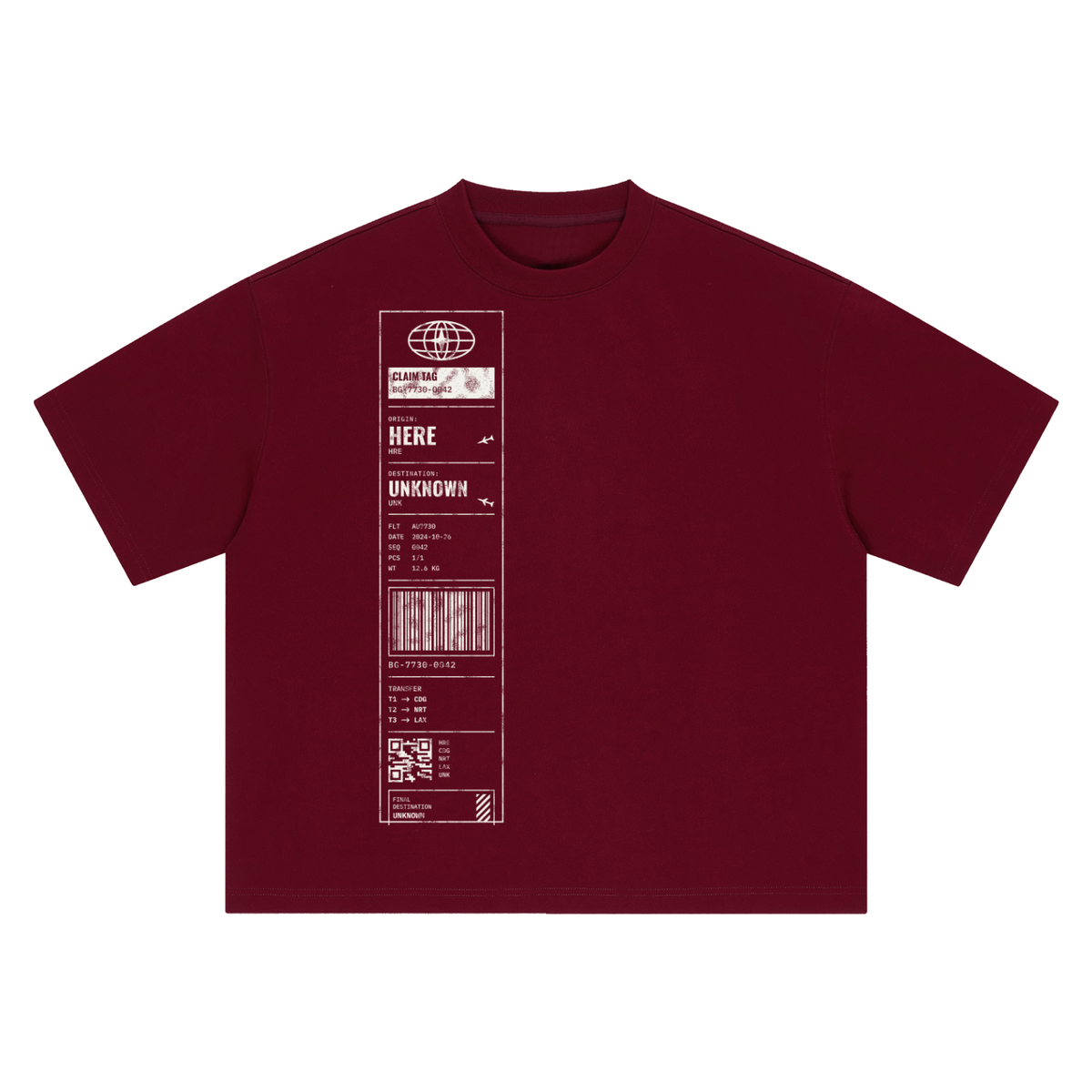 Claim Tag Heavyweight Tee – Consulate X, view 6 of 7
