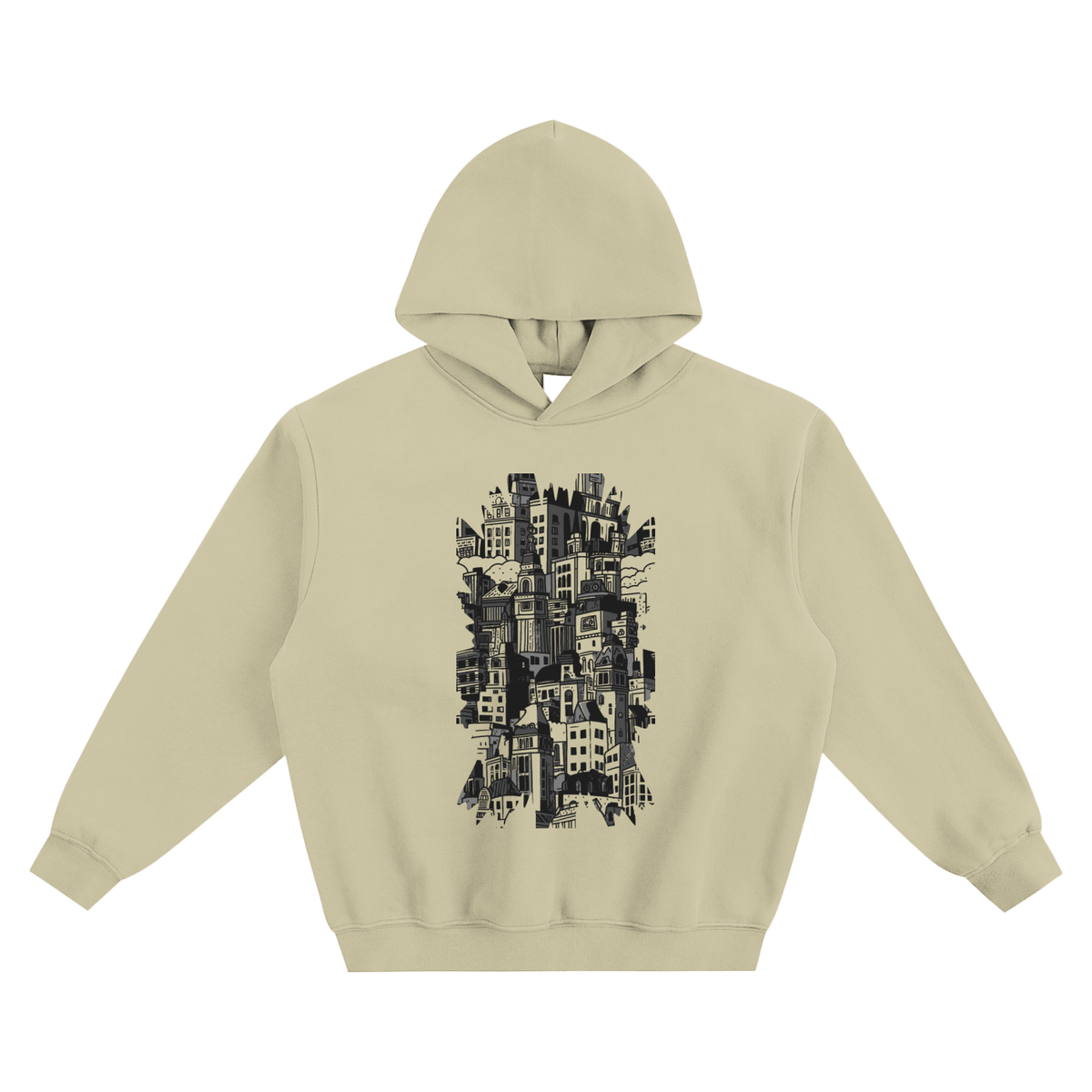 Old Town Boxy Hoodie – Consulate X, view 7 of 7