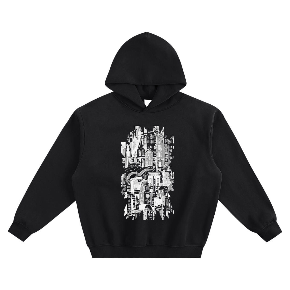 River Quarter Boxy Hoodie – Consulate X, view 3 of 7
