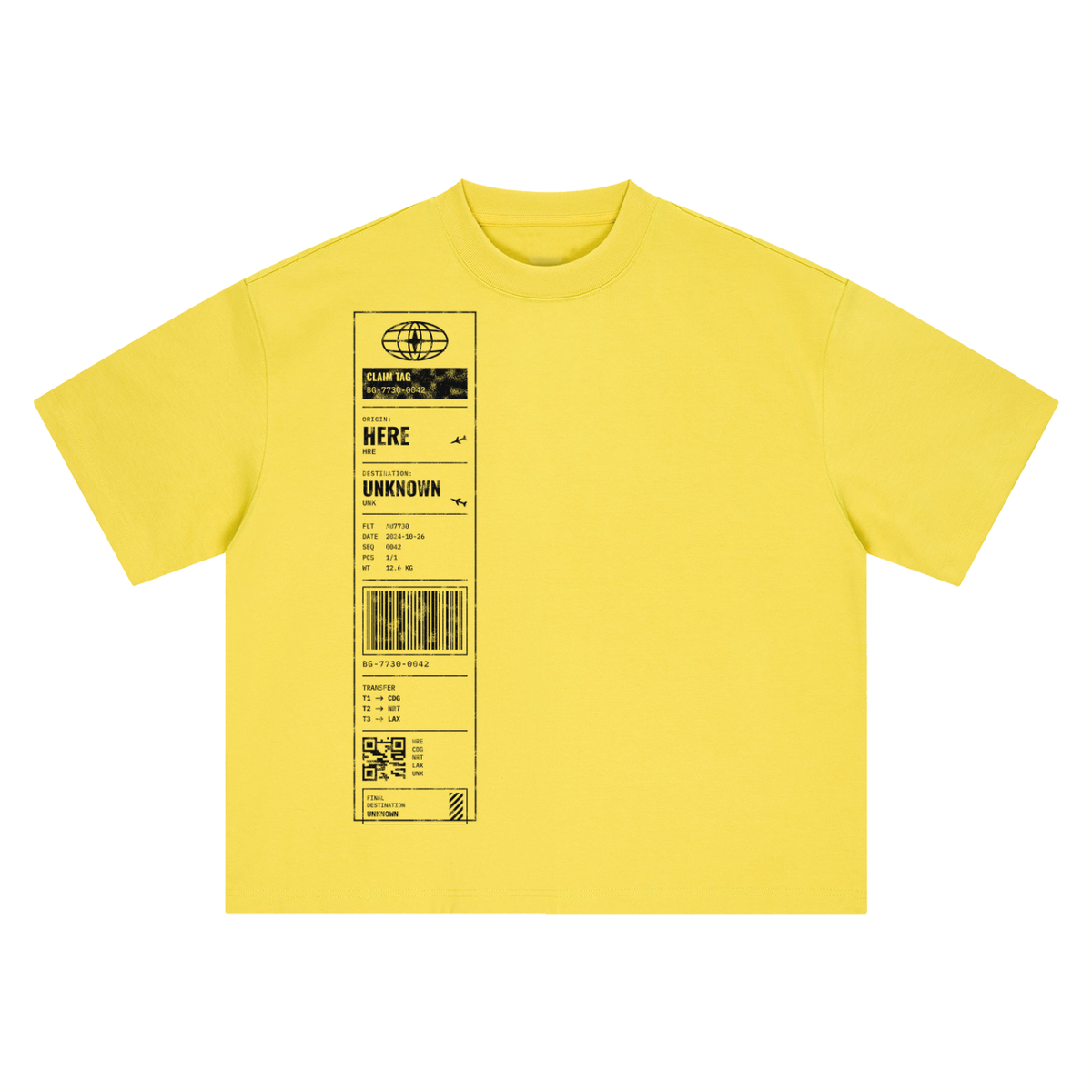 Claim Tag Heavyweight Tee - White – Consulate X, view 8 of 8