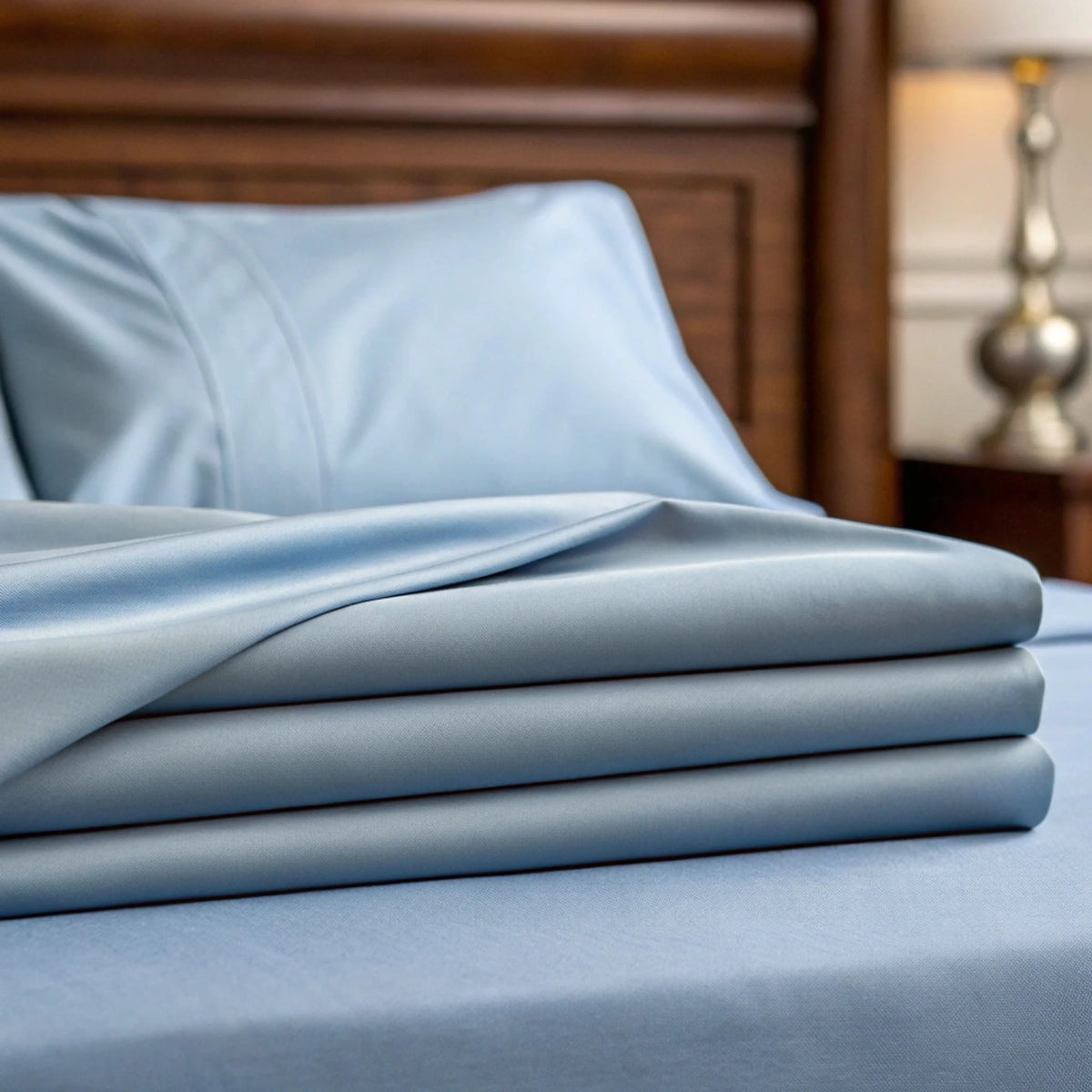 Copper Infused Bamboo Sheet Set | Cooling Comfort – Consulate X, view 3 of 27