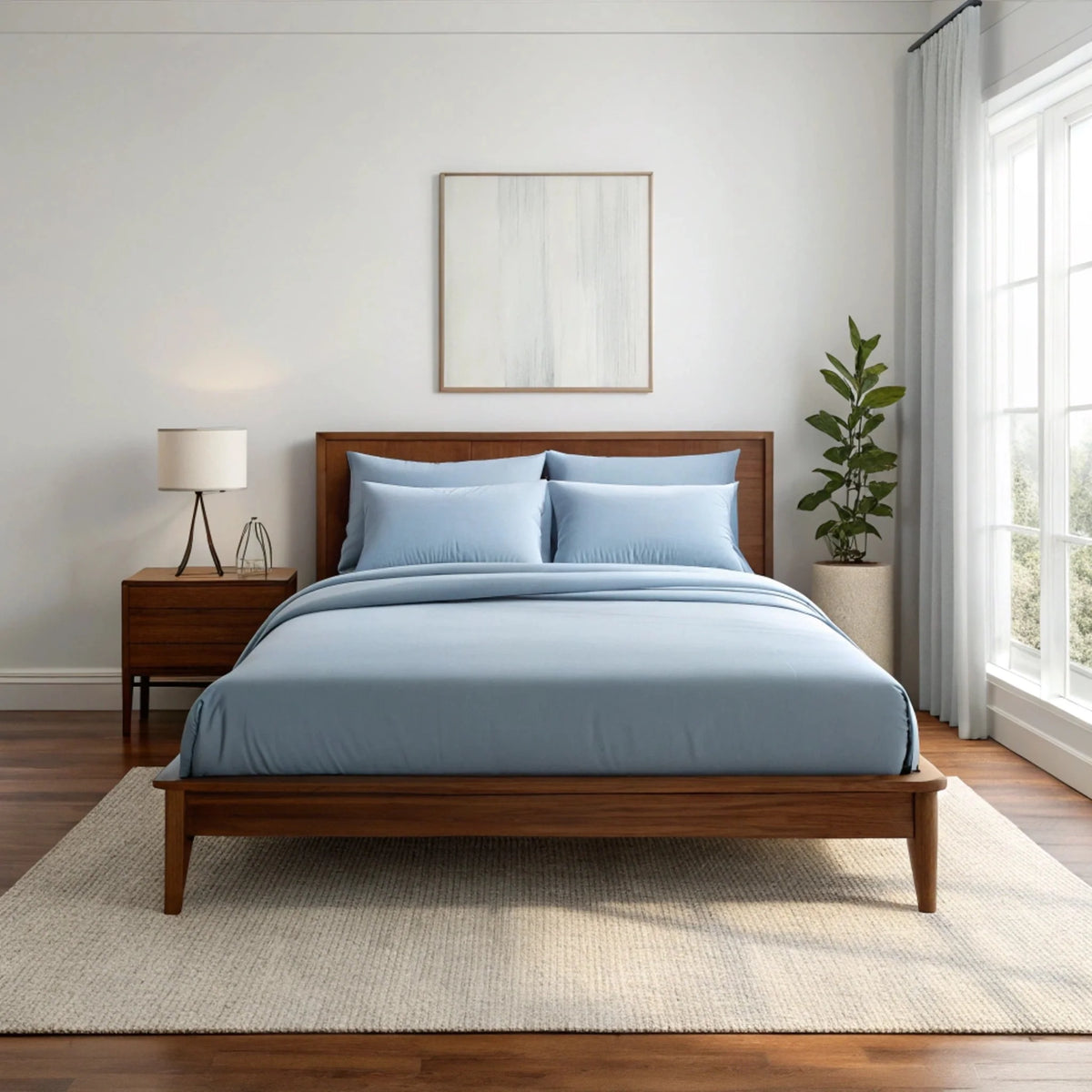 Copper Infused Bamboo Sheet Set | Cooling Comfort – Consulate X, view 1 of 27