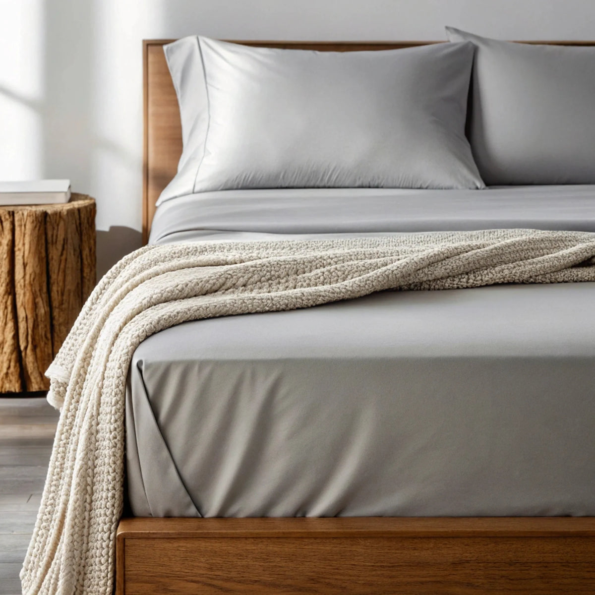 Copper Infused Bamboo Sheet Set | Cooling Comfort – Consulate X, view 4 of 27