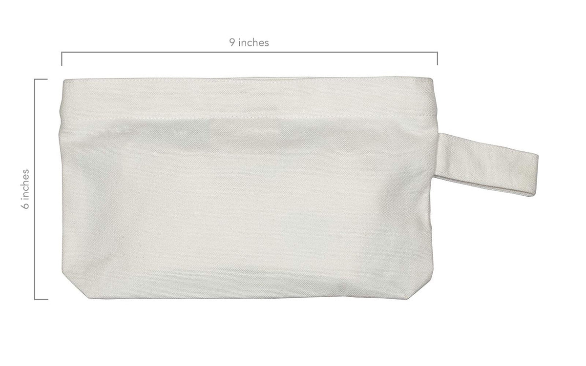 Canvas Zipper Pouch – Consulate X, view 4 of 5