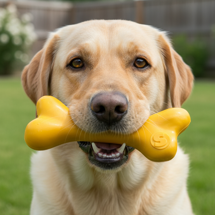PUP-X Rubber Bone Dog Toy - Durable, Floats, Chew Toy for Large Dogs | USA – Consulate X, view 7 of 11