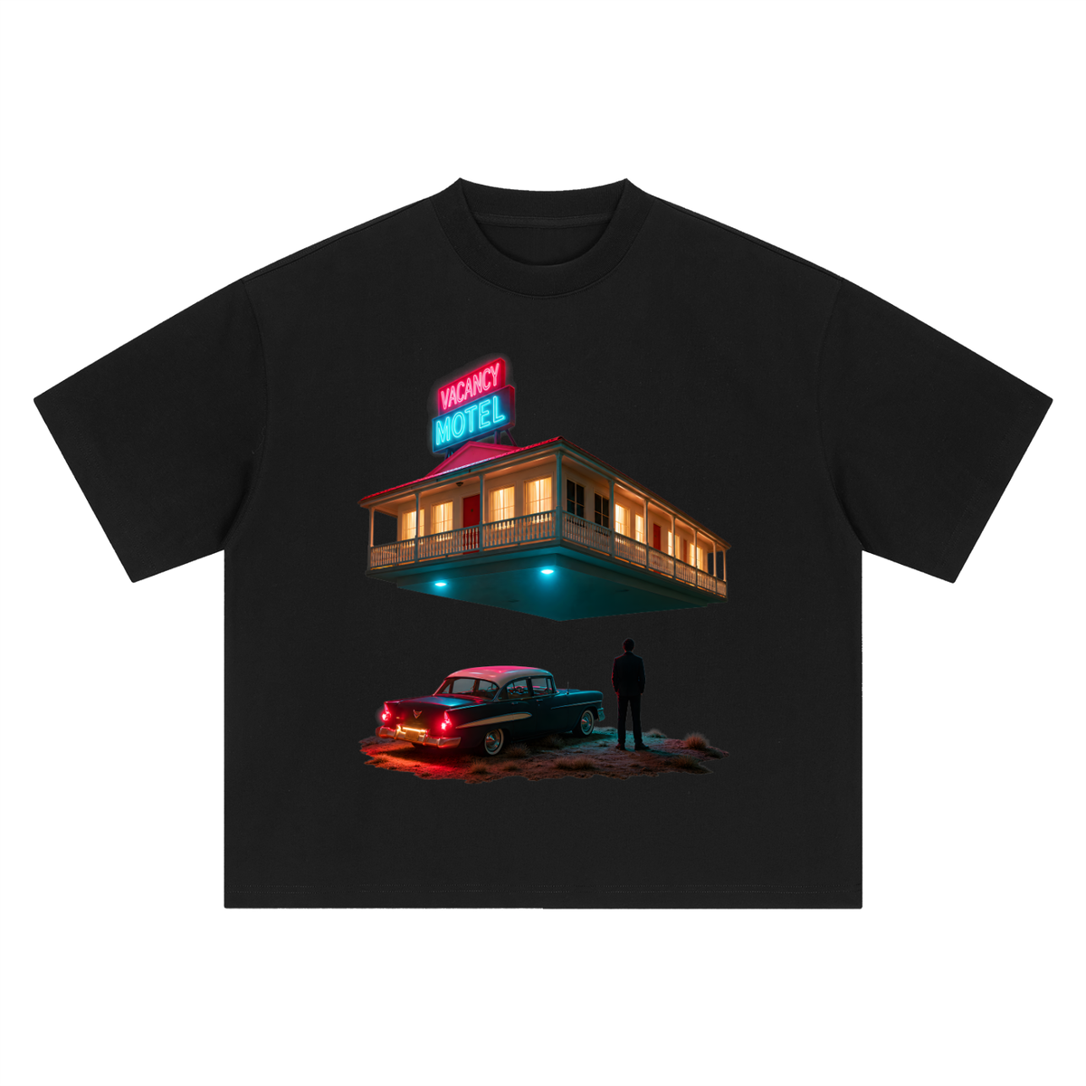 Vacancy Motel Heavyweight Tee – Consulate X, view 1 of 13