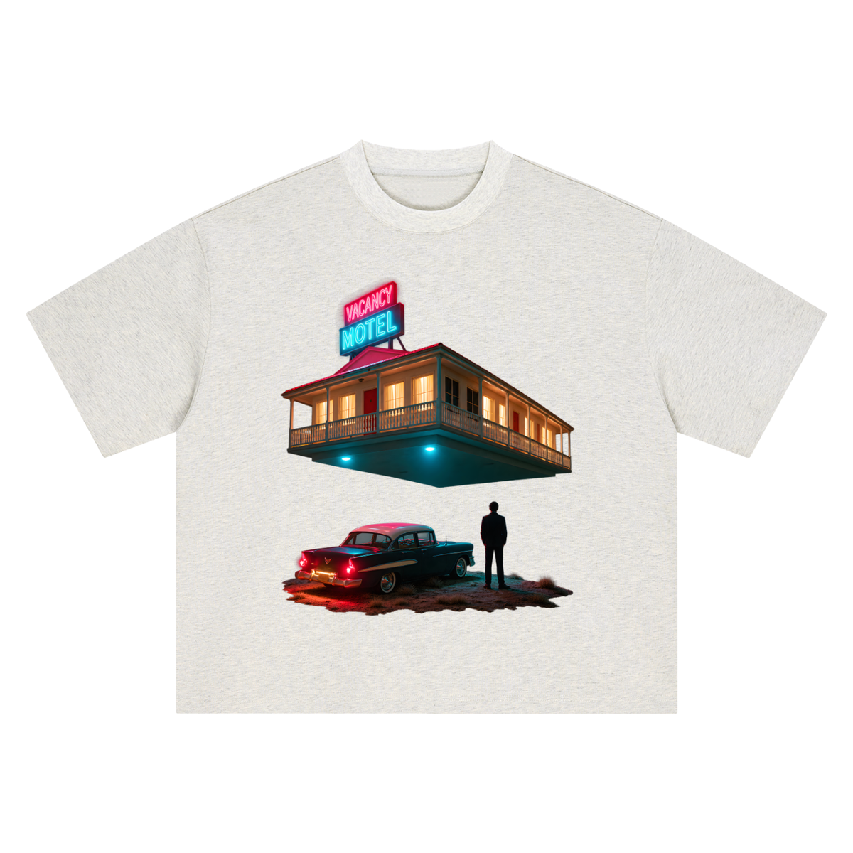 Vacancy Motel Heavyweight Tee – Consulate X, view 7 of 13