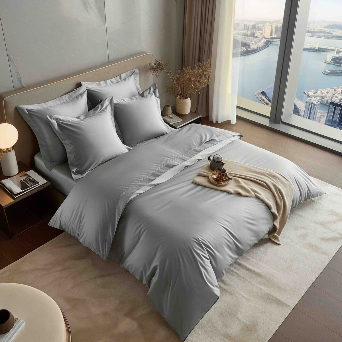 Luxe Australian Sateen Pillowcase Set – Consulate X, view 10 of 53