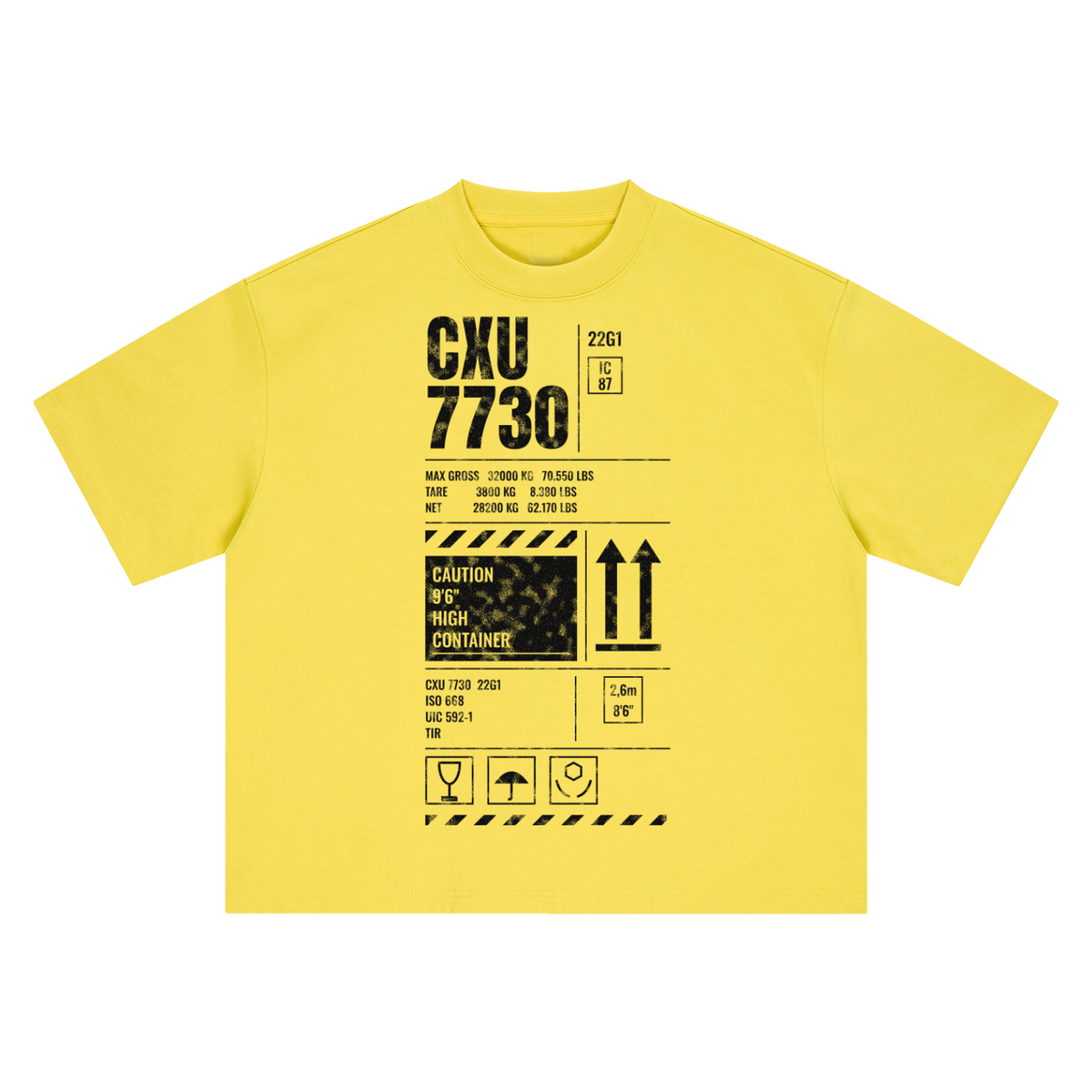 CXU 7730 Container Heavyweight Tee - White – Consulate X, view 8 of 8