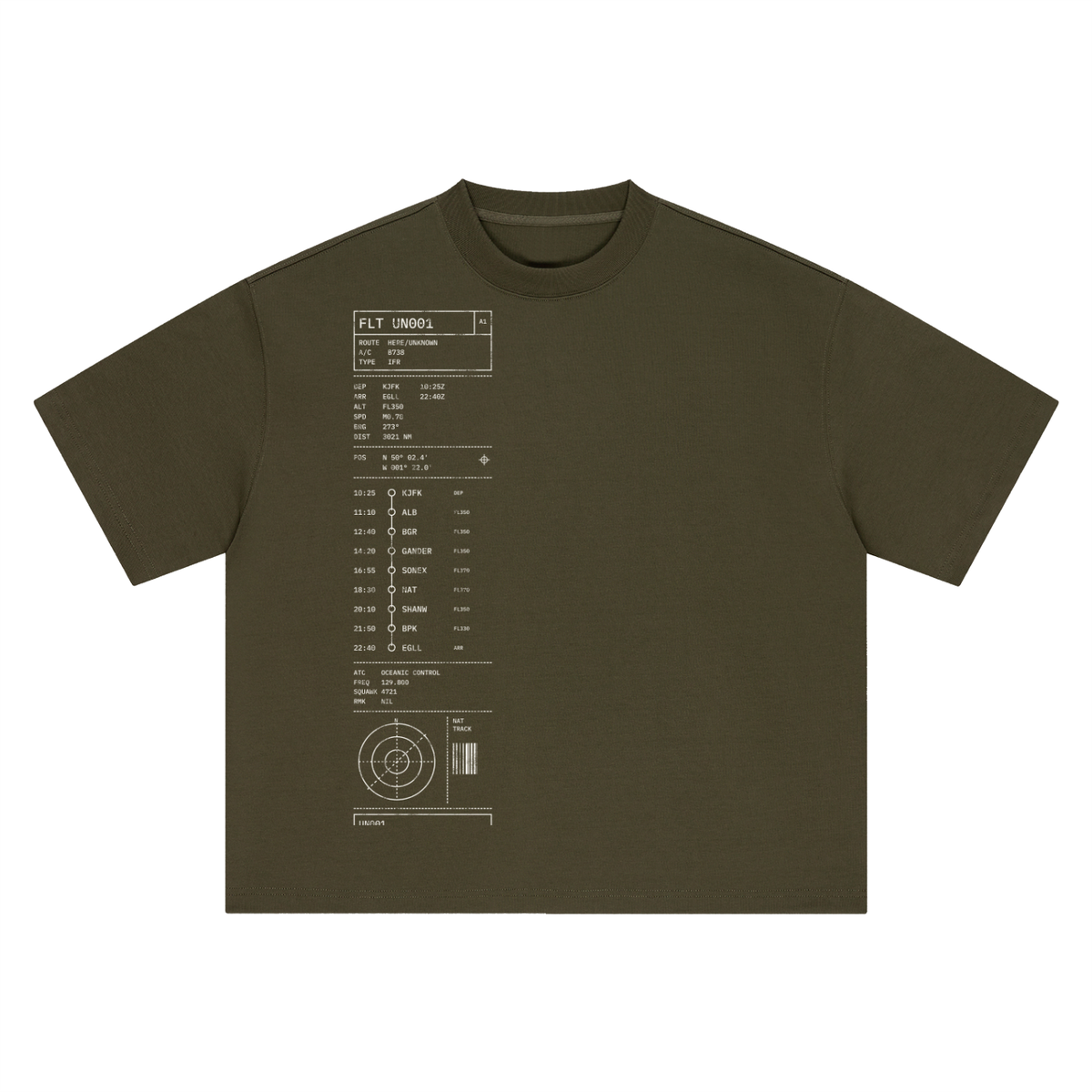 Flight Plan UN001 Heavyweight Tee – Consulate X, view 5 of 7