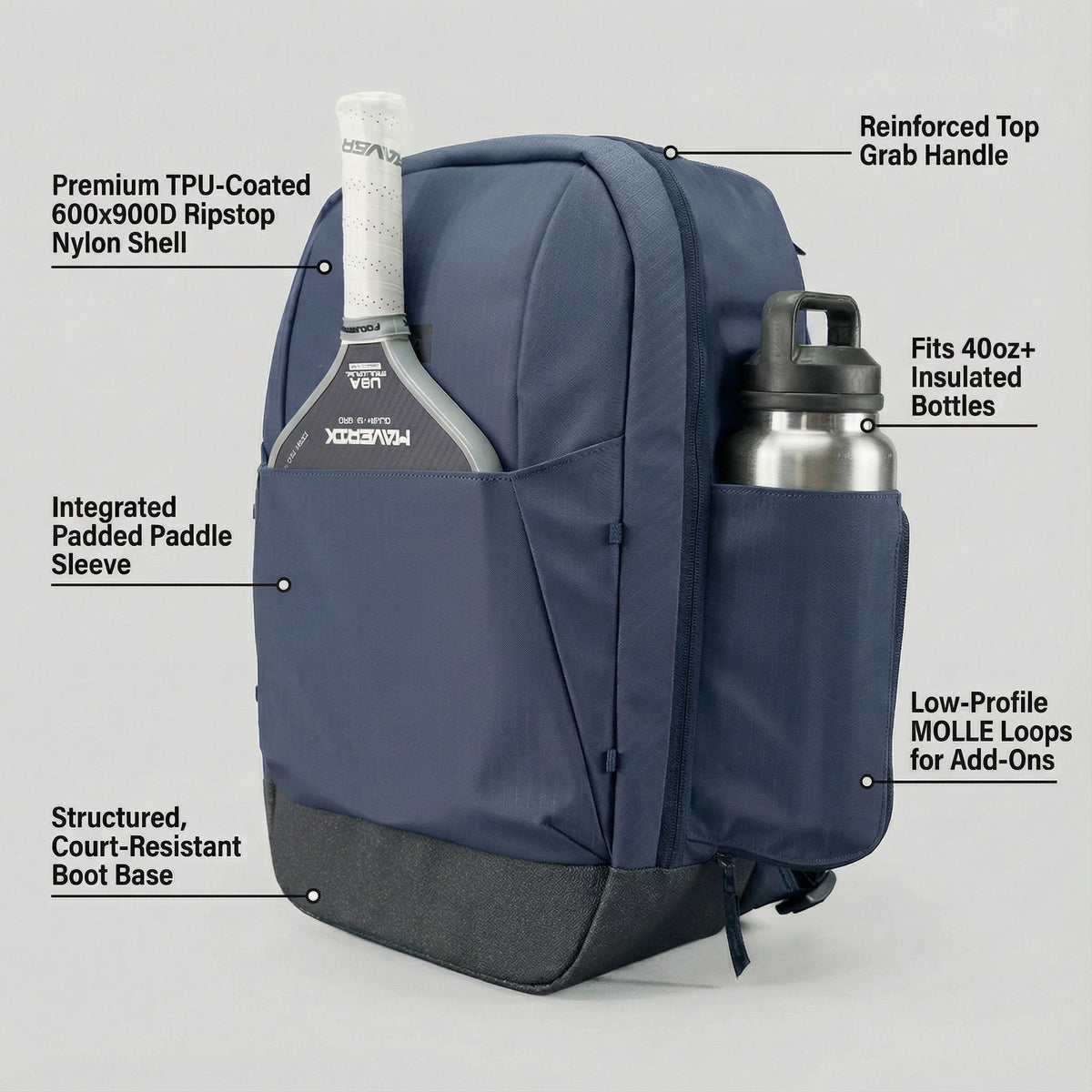Court Ranger Pickleball Backpack – Consulate X, view 29 of 91