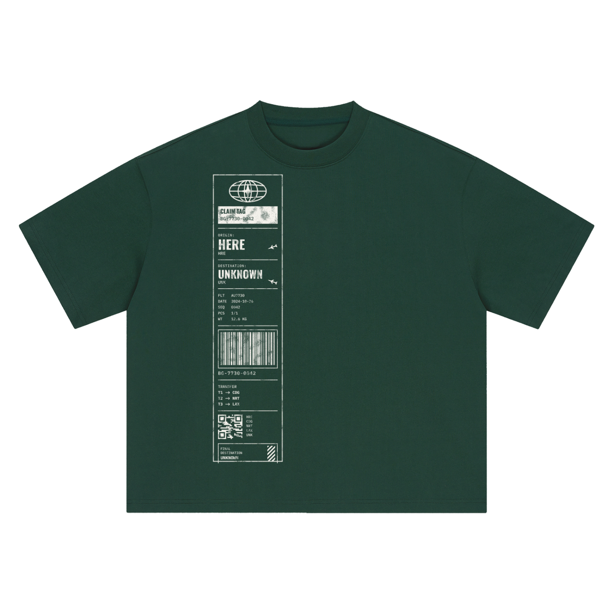 Claim Tag Heavyweight Tee – Consulate X, view 7 of 7