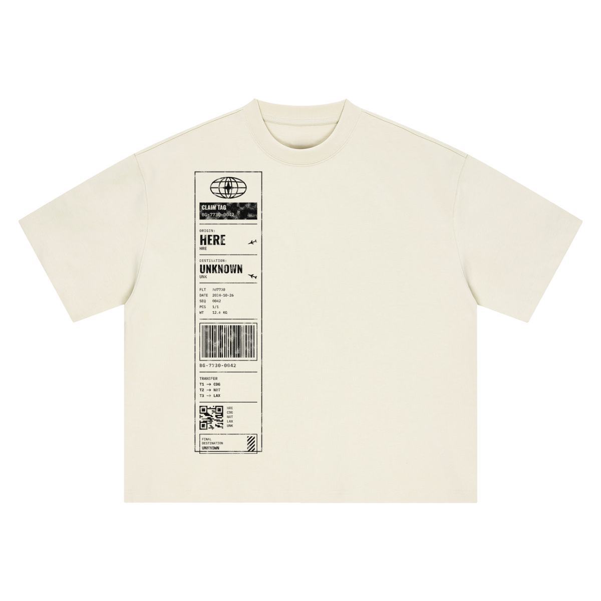 Claim Tag Heavyweight Tee - White – Consulate X, view 5 of 8