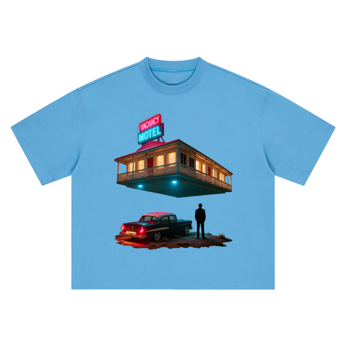 Vacancy Motel Heavyweight Tee – Consulate X, view 9 of 13