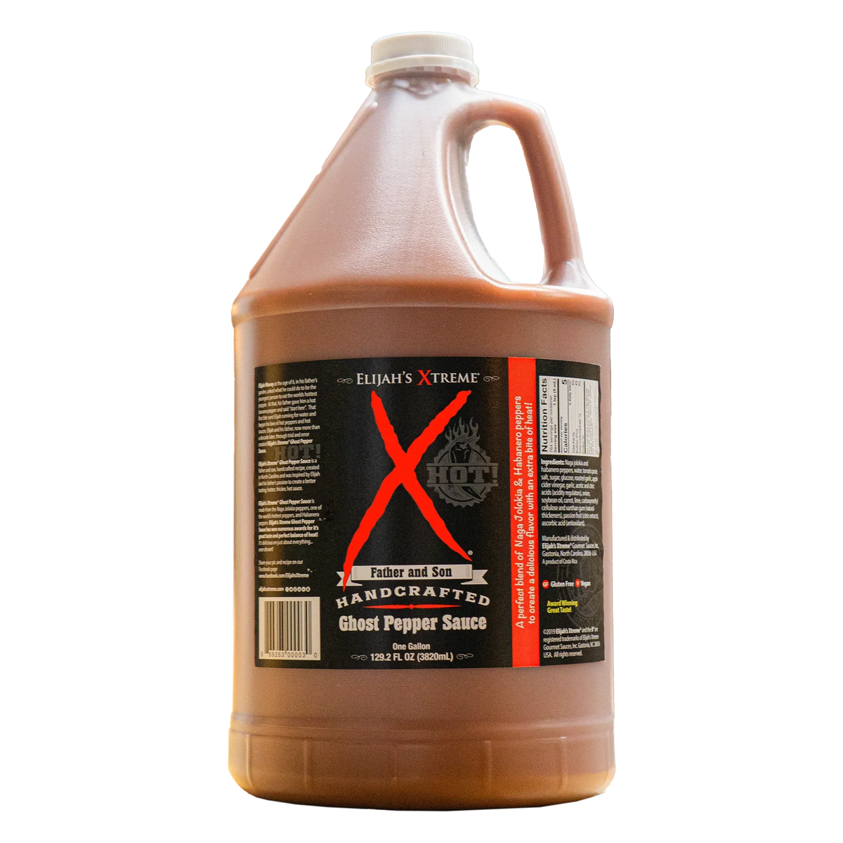 Ghost Pepper Hot Sauce Gallon (128oz) – Consulate X, view 1 of 2