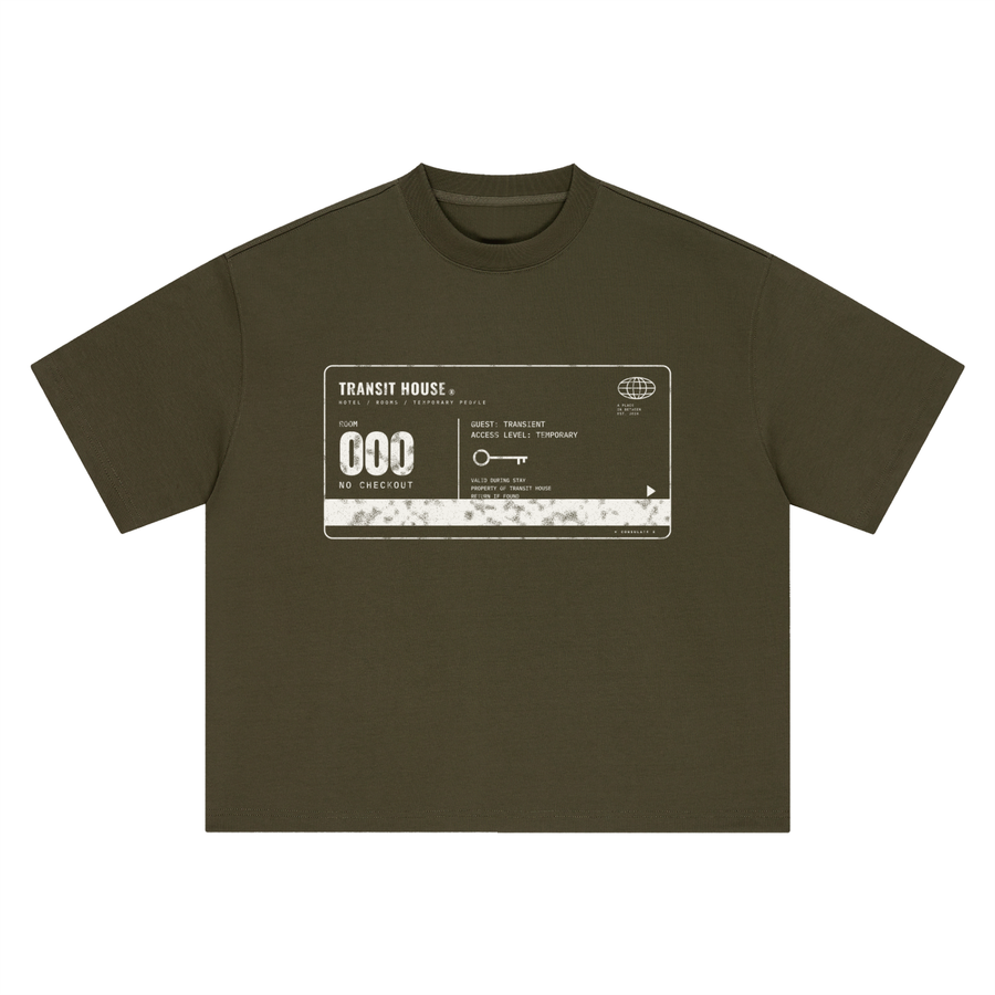 Transit House Key Card Heavyweight Tee – Consulate X