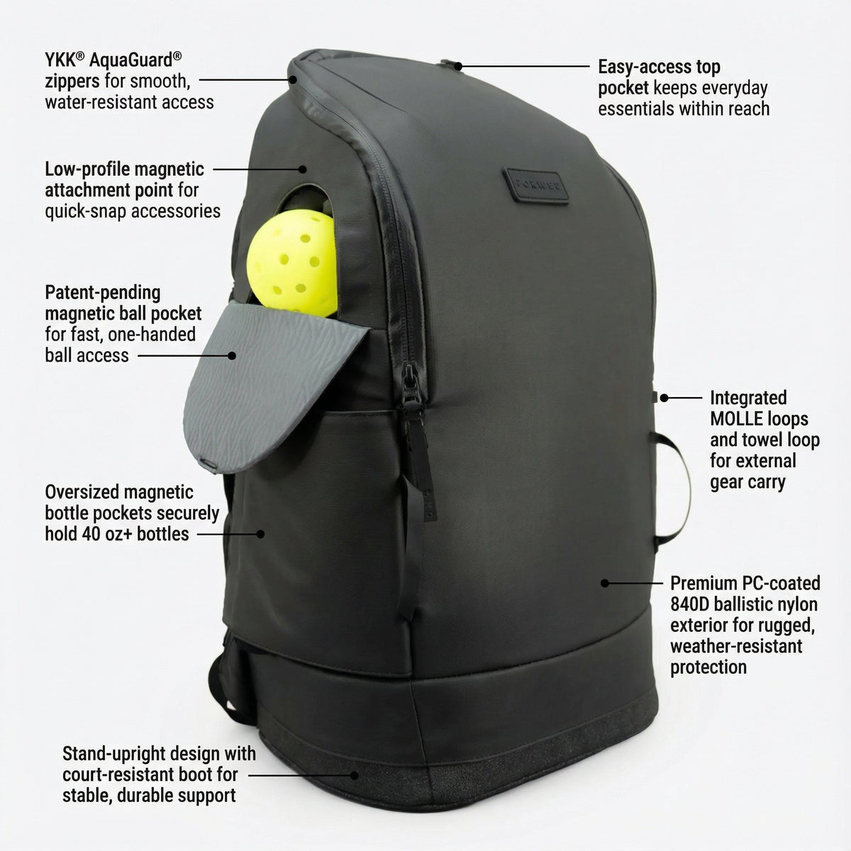 Court Caddy Pickleball Bag – Consulate X, view 4 of 55