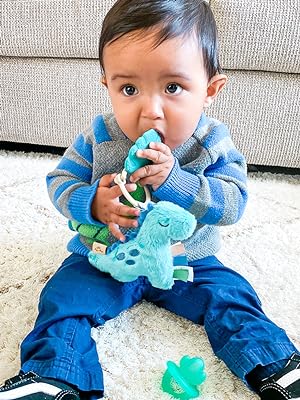 Baby Teether with Crinkle Sound & Ribbons, Great Gift For Newborn – Consulate X, view 8 of 19