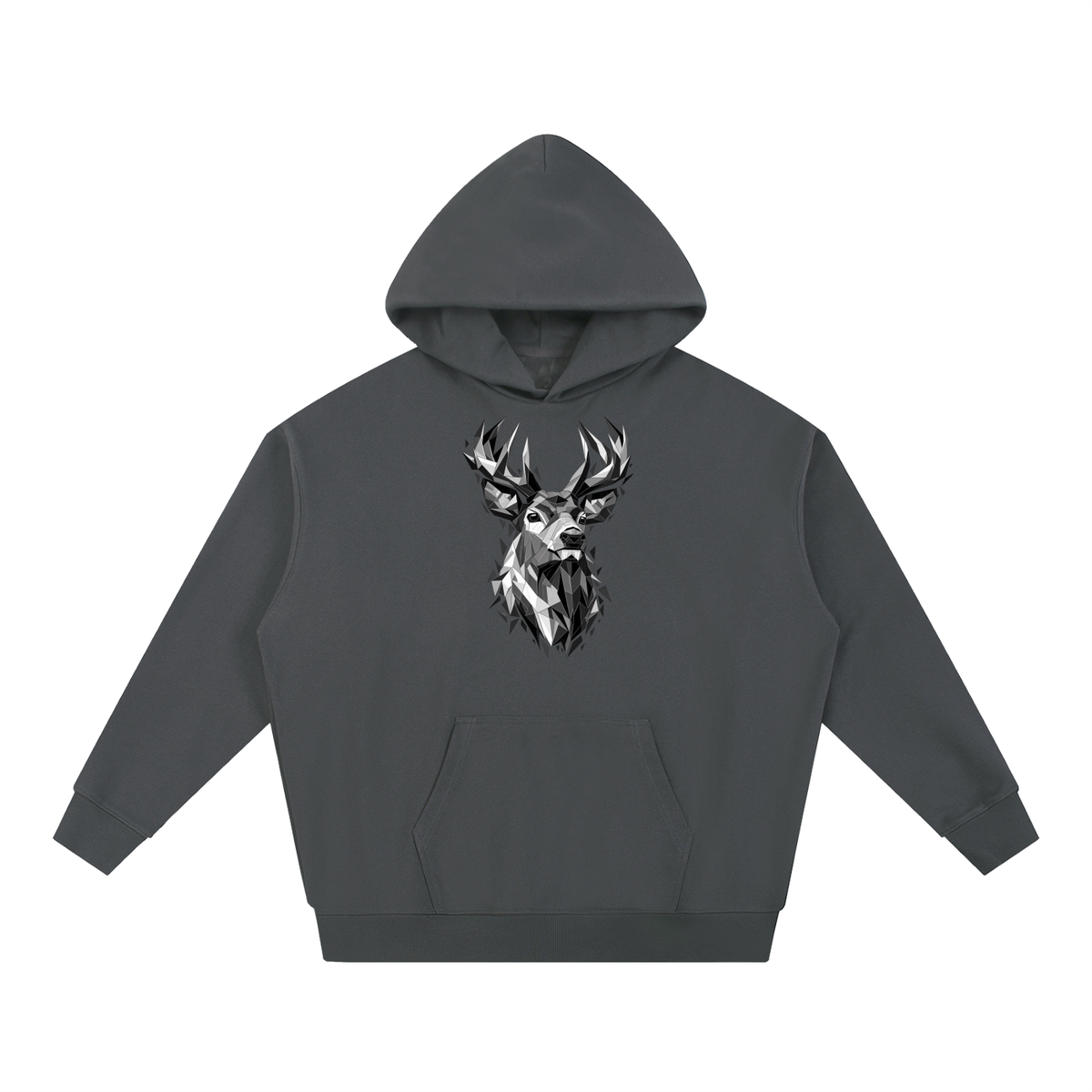 Shard Stag Heavyweight Hoodie – Consulate X, view 3 of 4