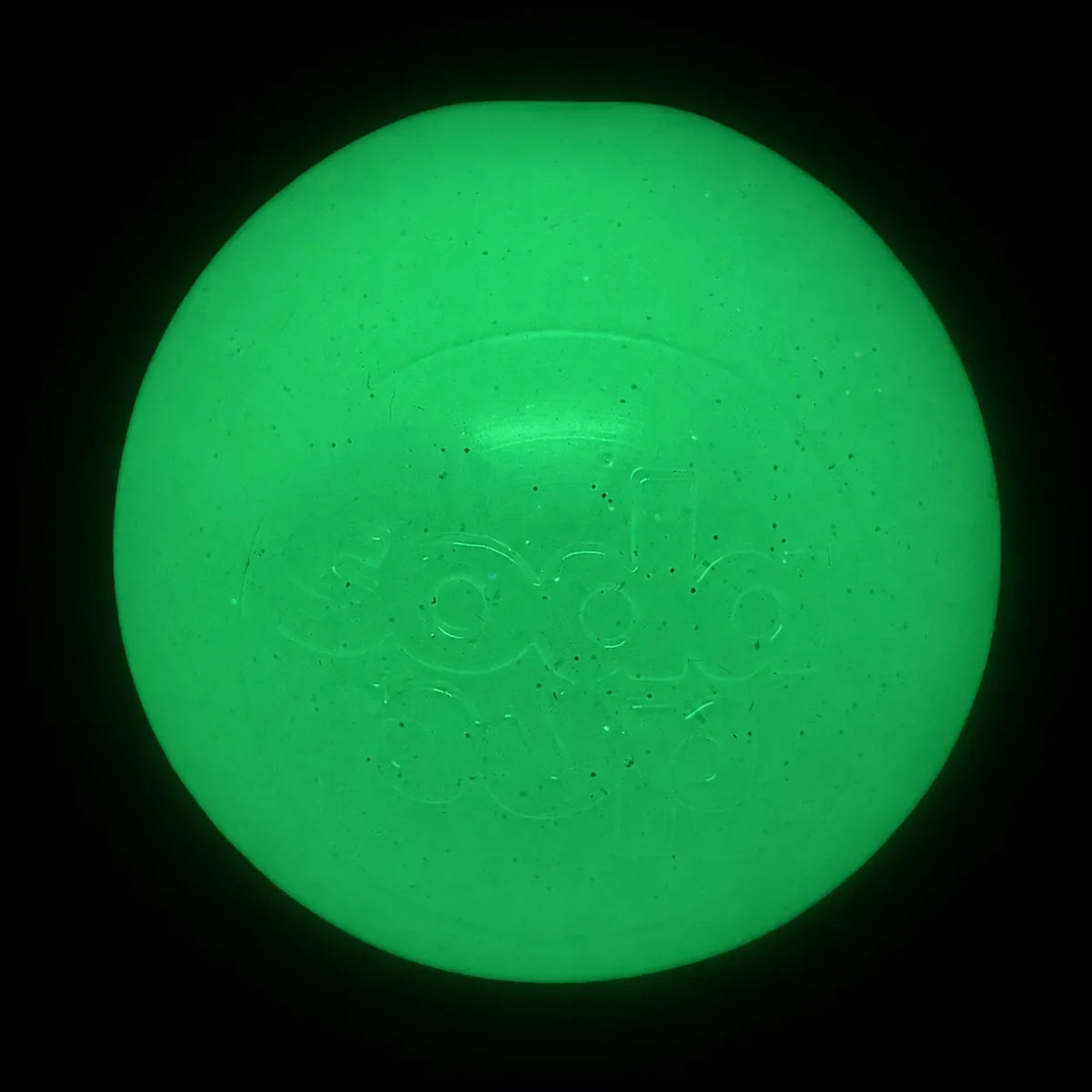 Glow in the Dark Glitter Ball 2-Pack Dog Toy | Soft PUP-X Rubber Floating Fetch Ball with Treat Dispenser | USA Made – Consulate X, view 10 of 10