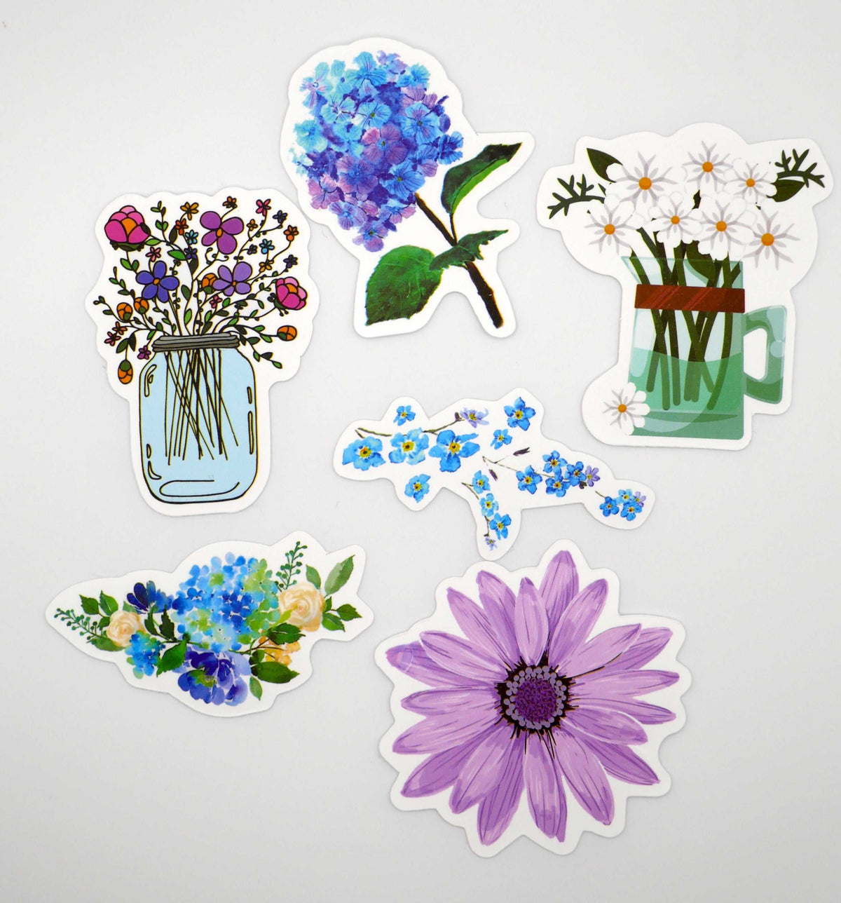 Floral, Cactus, Plant, & Mushroom Sticker Packs (Set of 10) – Consulate X, view 4 of 5