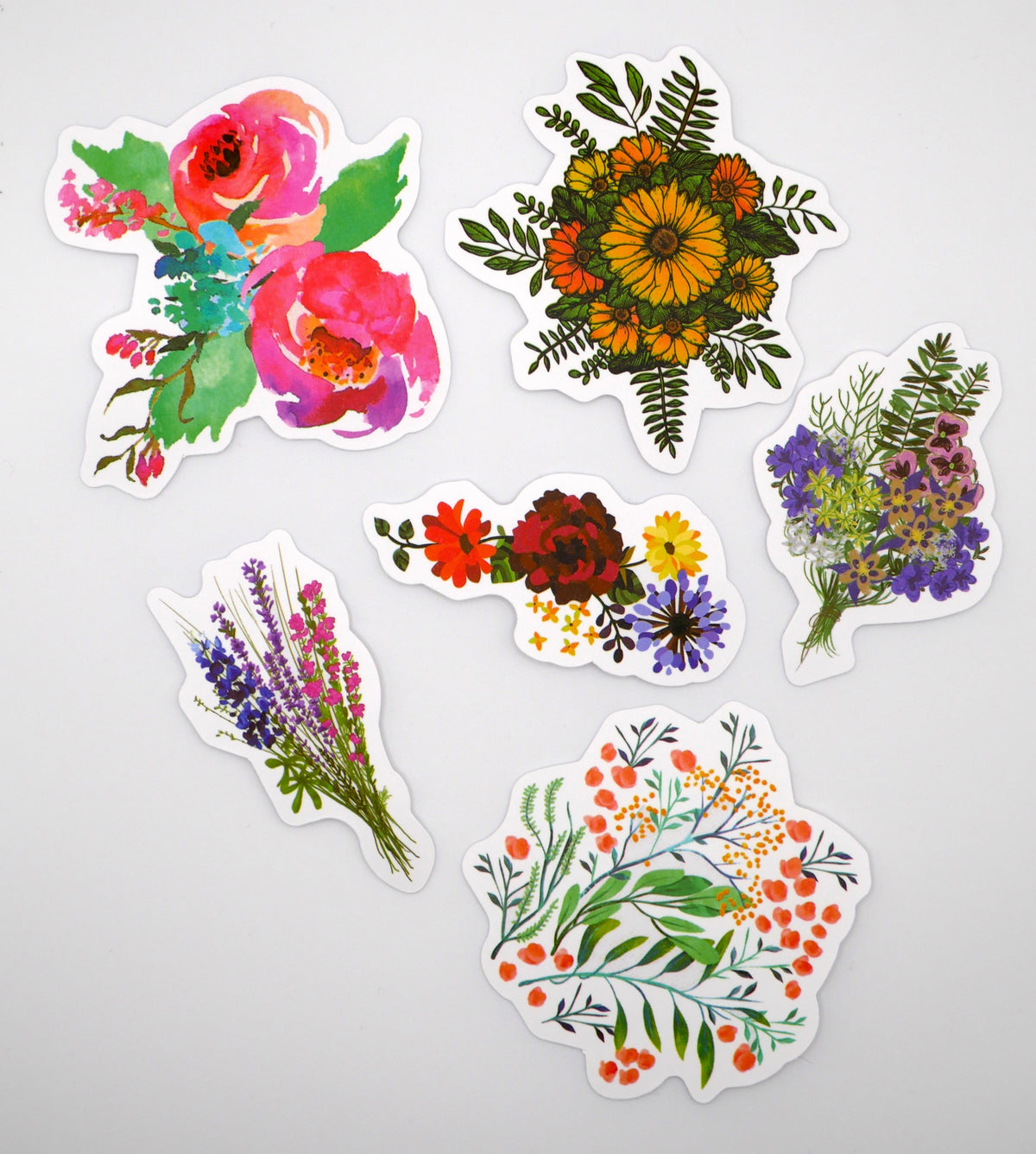 Floral, Cactus, Plant, & Mushroom Sticker Packs (Set of 10) – Consulate X, view 5 of 5