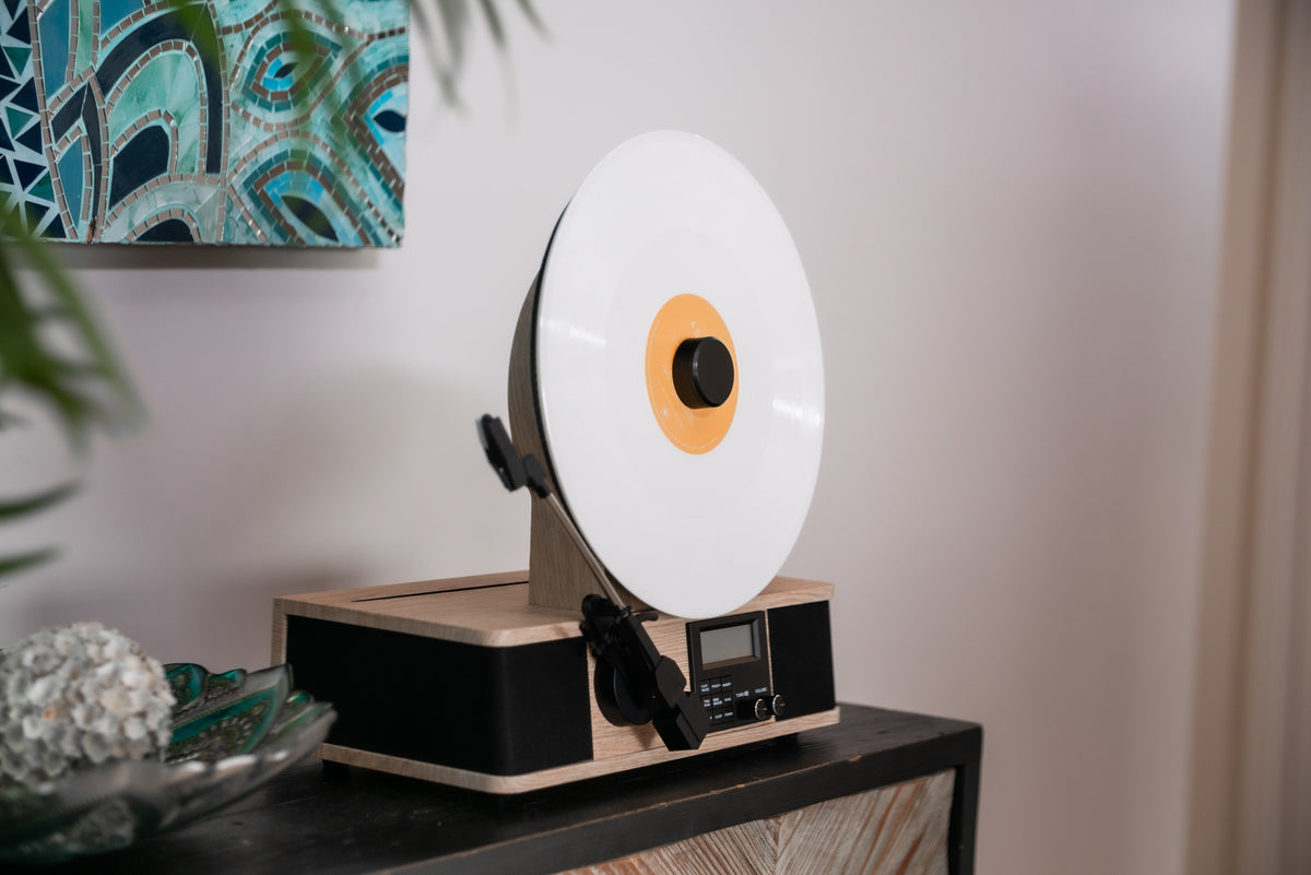 Fuse Wrap Vertical Vinyl Record Player – Consulate X, view 3 of 8