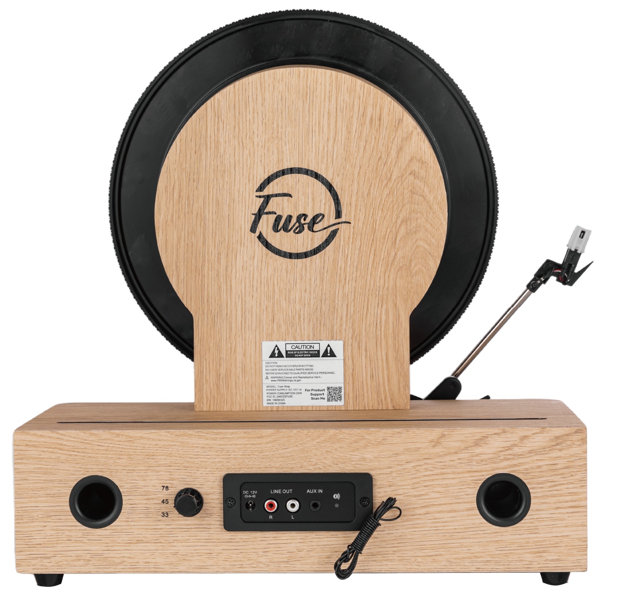 Fuse Wrap Vertical Vinyl Record Player – Consulate X, view 5 of 8