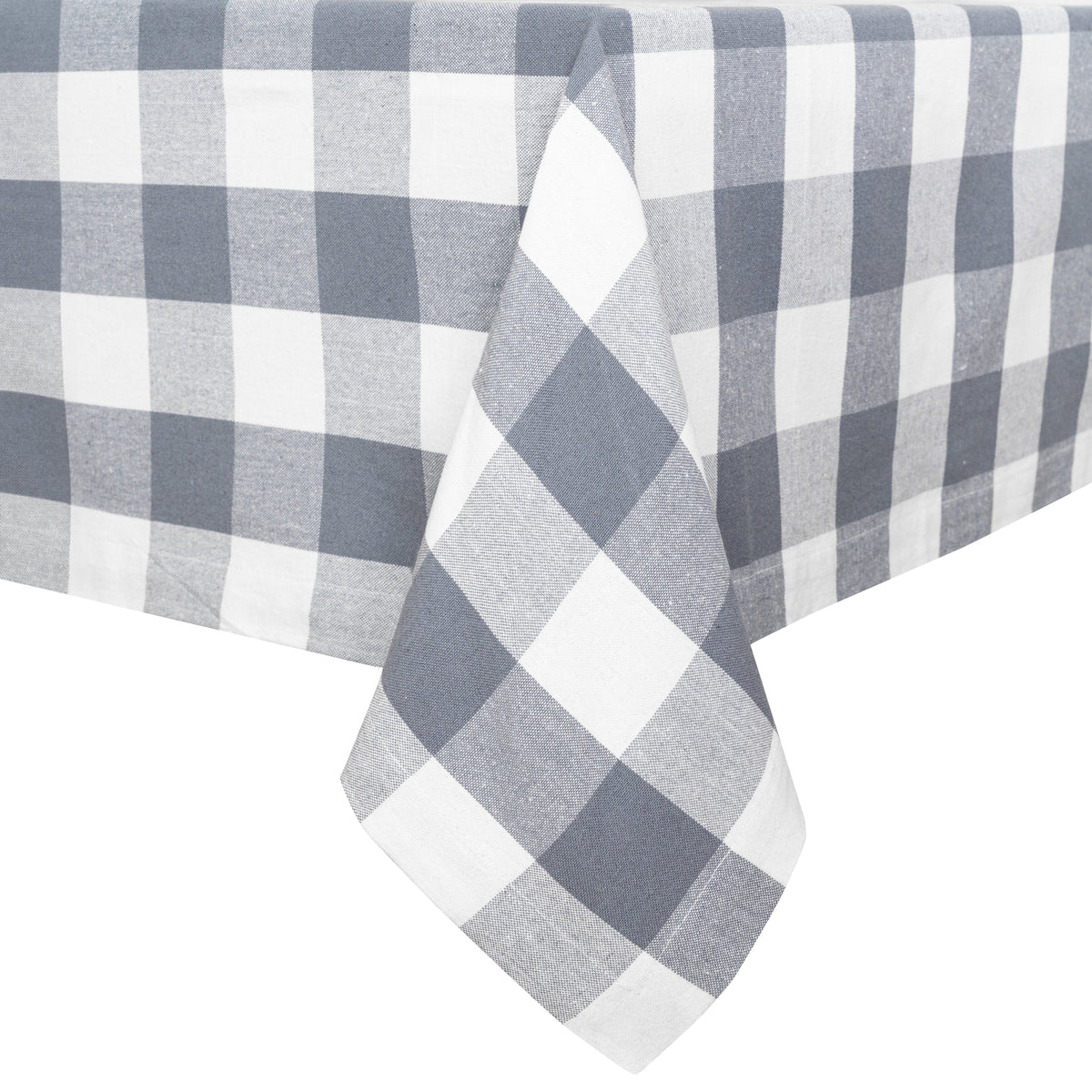 Checkered Cotton Plaid Tablecloth – Consulate X, view 2 of 5