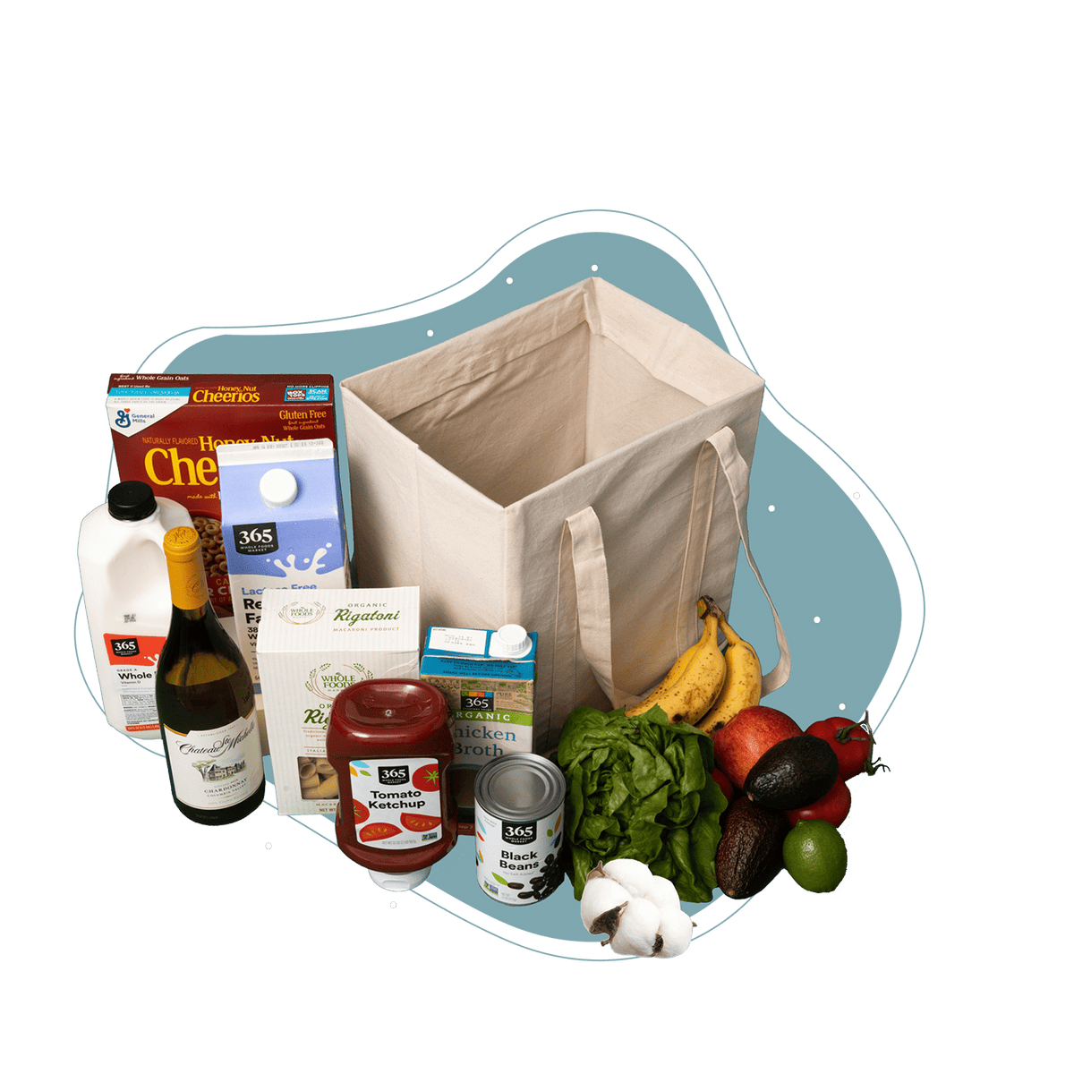 Collapsible Grocery Shopping Bags – Consulate X, view 2 of 4