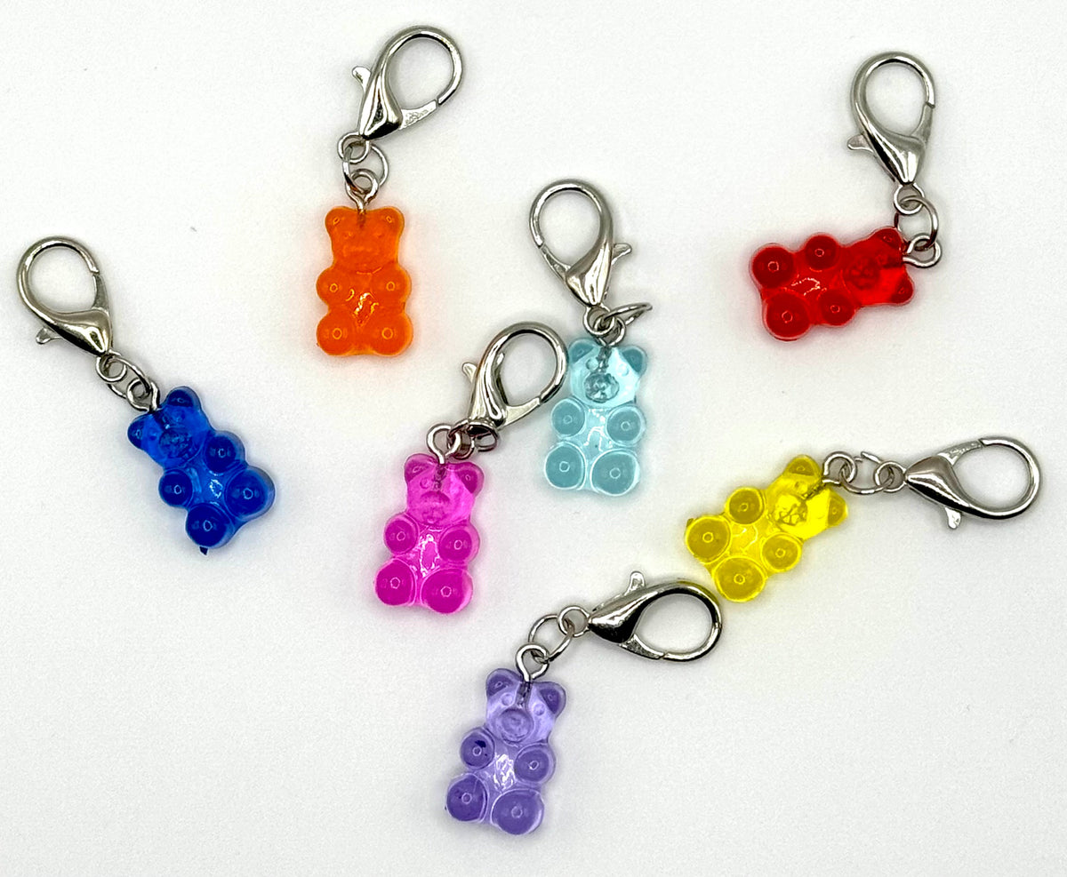 Neon Gummy Bear Keychain and Bag Charm – Consulate X, view 1 of 5