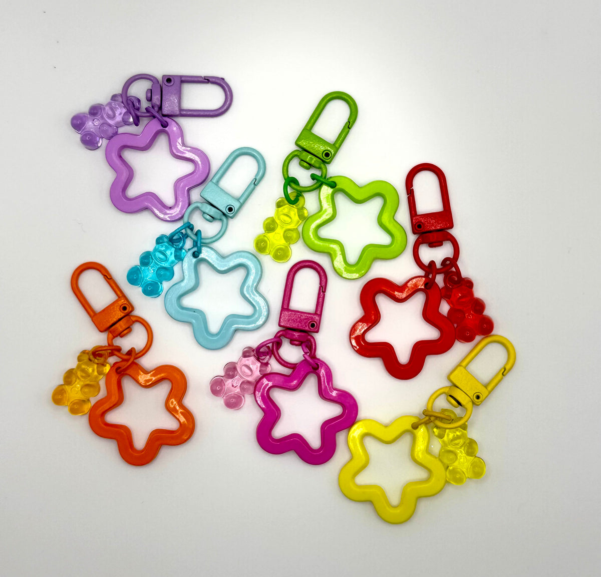 Acrylic Gummy Bear & Star Keychain and Bag Charm – Consulate X, view 4 of 5