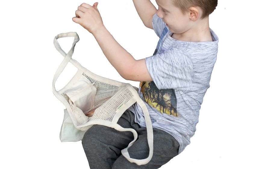 Mesh & Fabric Tote Bag – Consulate X, view 9 of 9