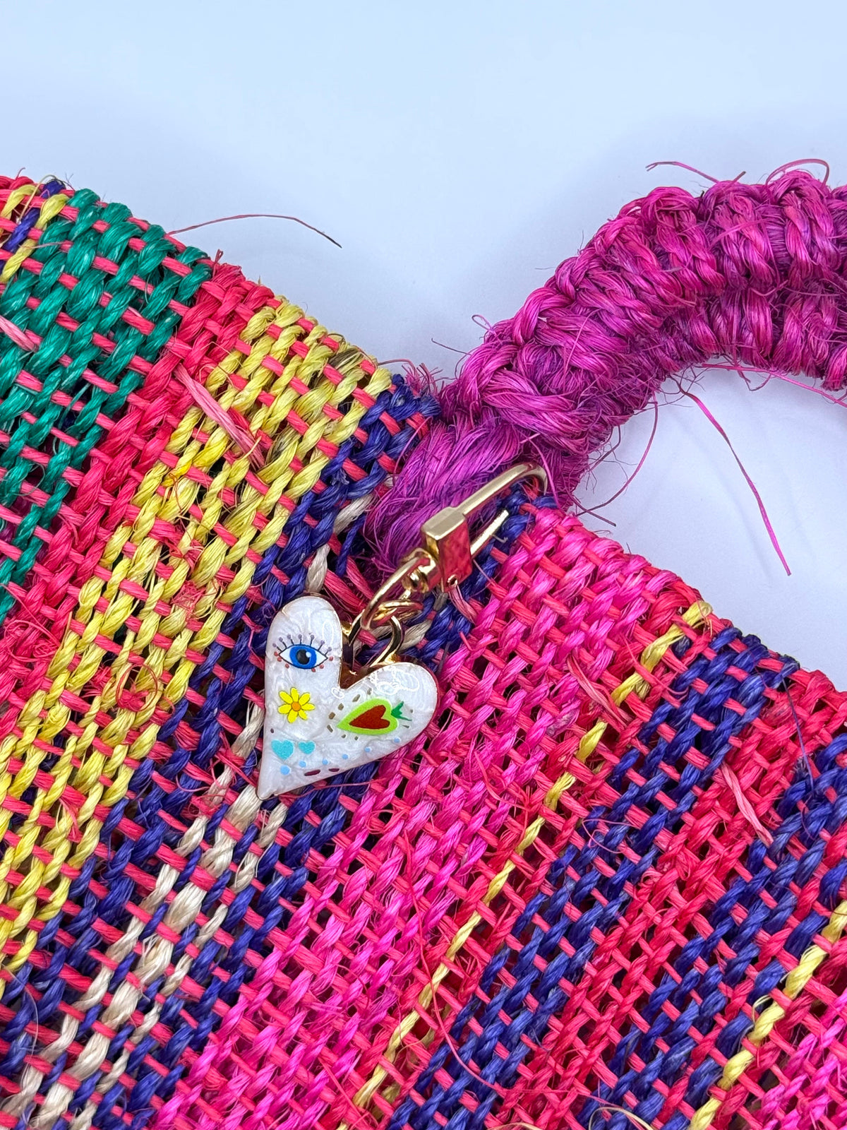 Artsy Heartsy Heart Keychain and Bag Charm – Consulate X, view 2 of 4