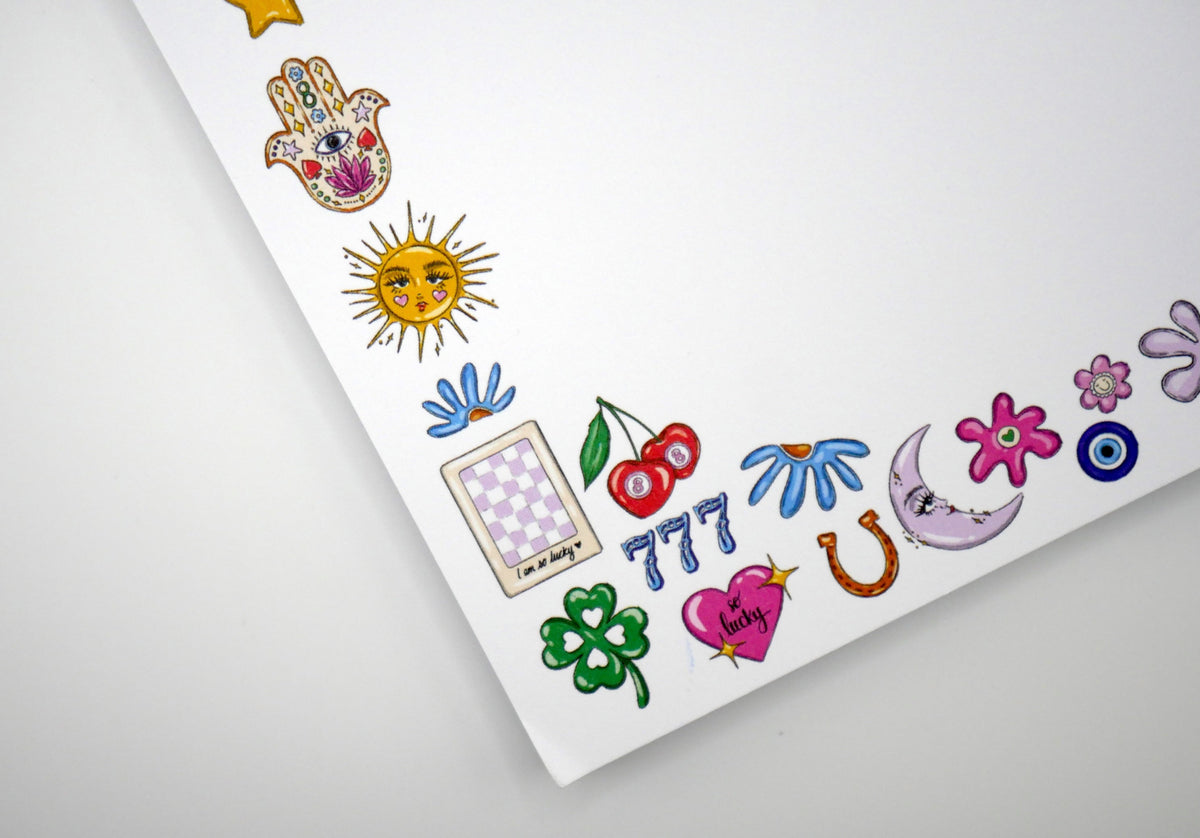 Lucky Girl Good Luck Charms 5x7" Notepad – Consulate X, view 4 of 6