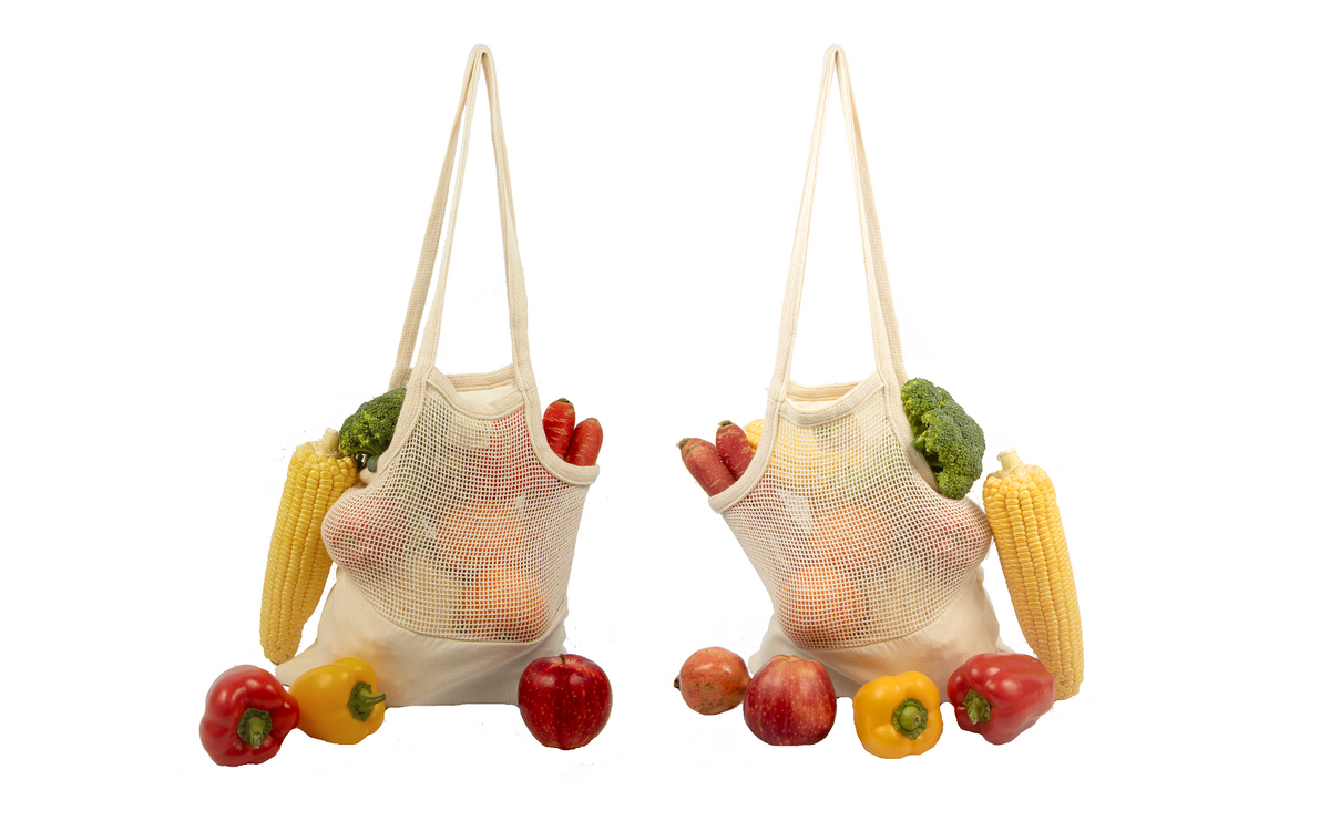 Mesh & Fabric Tote Bag – Consulate X, view 3 of 9