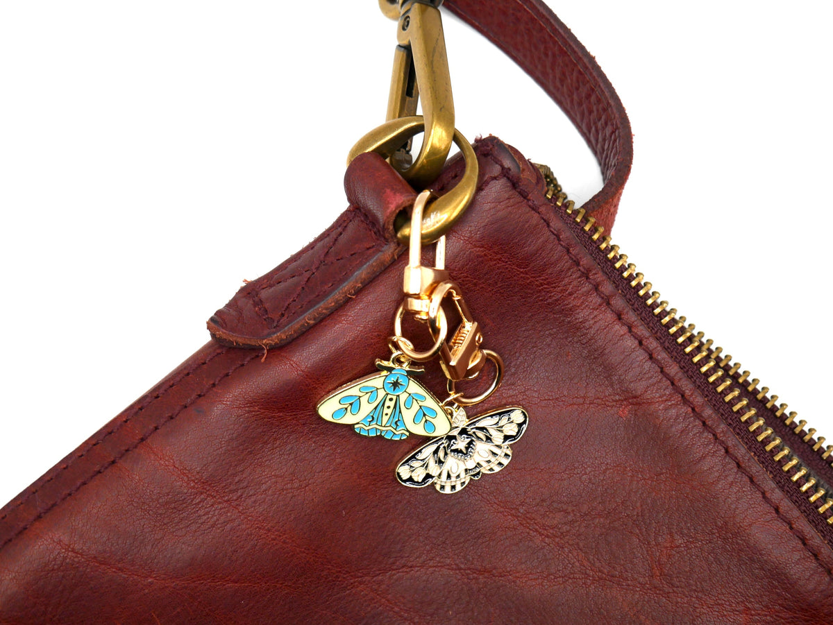 Celestial Moth Metal Keychain and Bag Charm – Consulate X, view 2 of 3