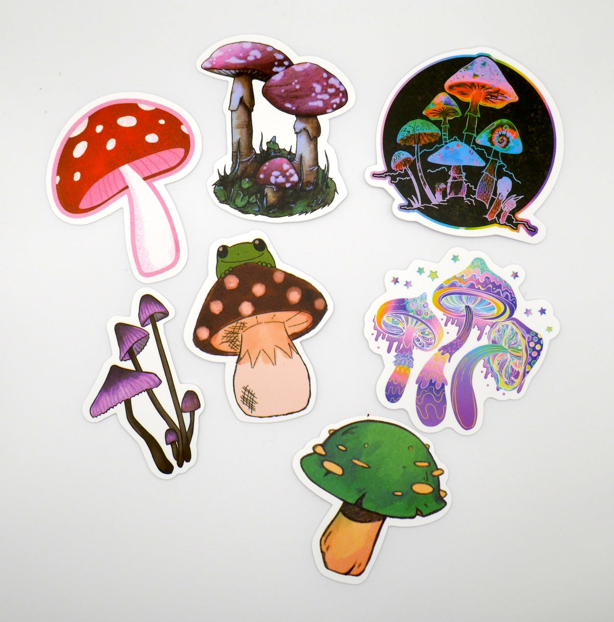 Floral, Cactus, Plant, & Mushroom Sticker Packs (Set of 10) – Consulate X, view 2 of 5