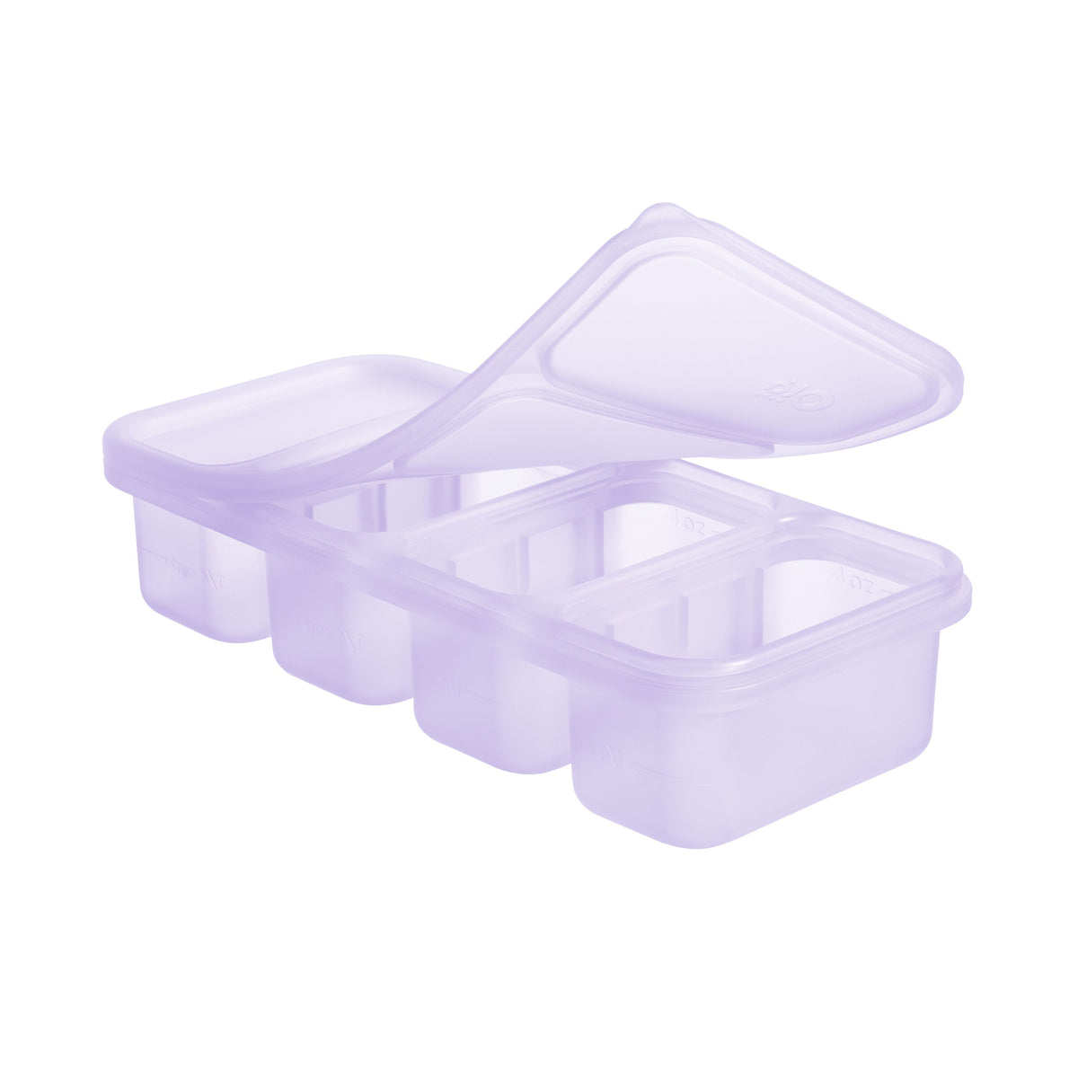 Silicone Baby Food Freezer Tray, 1/2 Cup Portions, with Lid – Consulate X, view 2 of 13