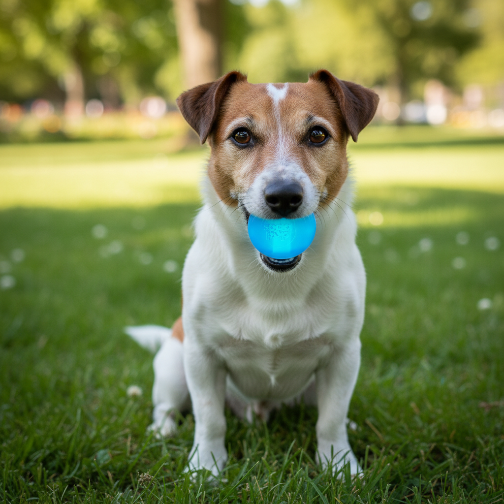 Strobe Ball Light-Up Dog Toy - Durable Floating Chew Ball | Made in USA – Consulate X, view 7 of 9