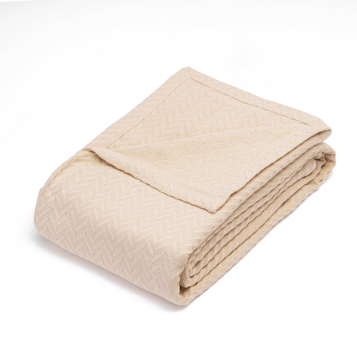 Herringbone Cotton Blanket – Consulate X, view 7 of 10